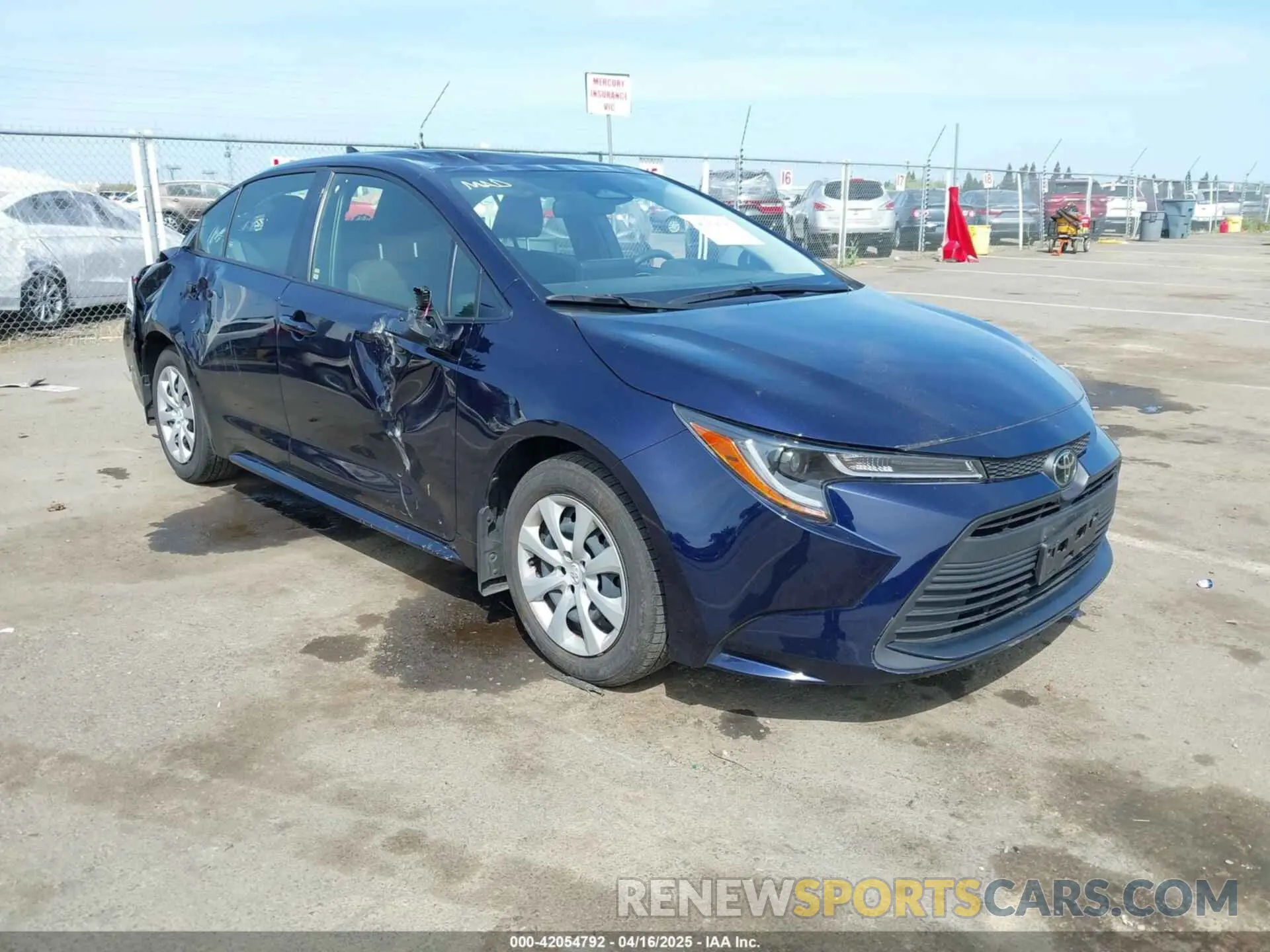 1 fotografías del automóvil dañado JTDB4MEE7RJ016891 TOYOTA COROLLA 2024