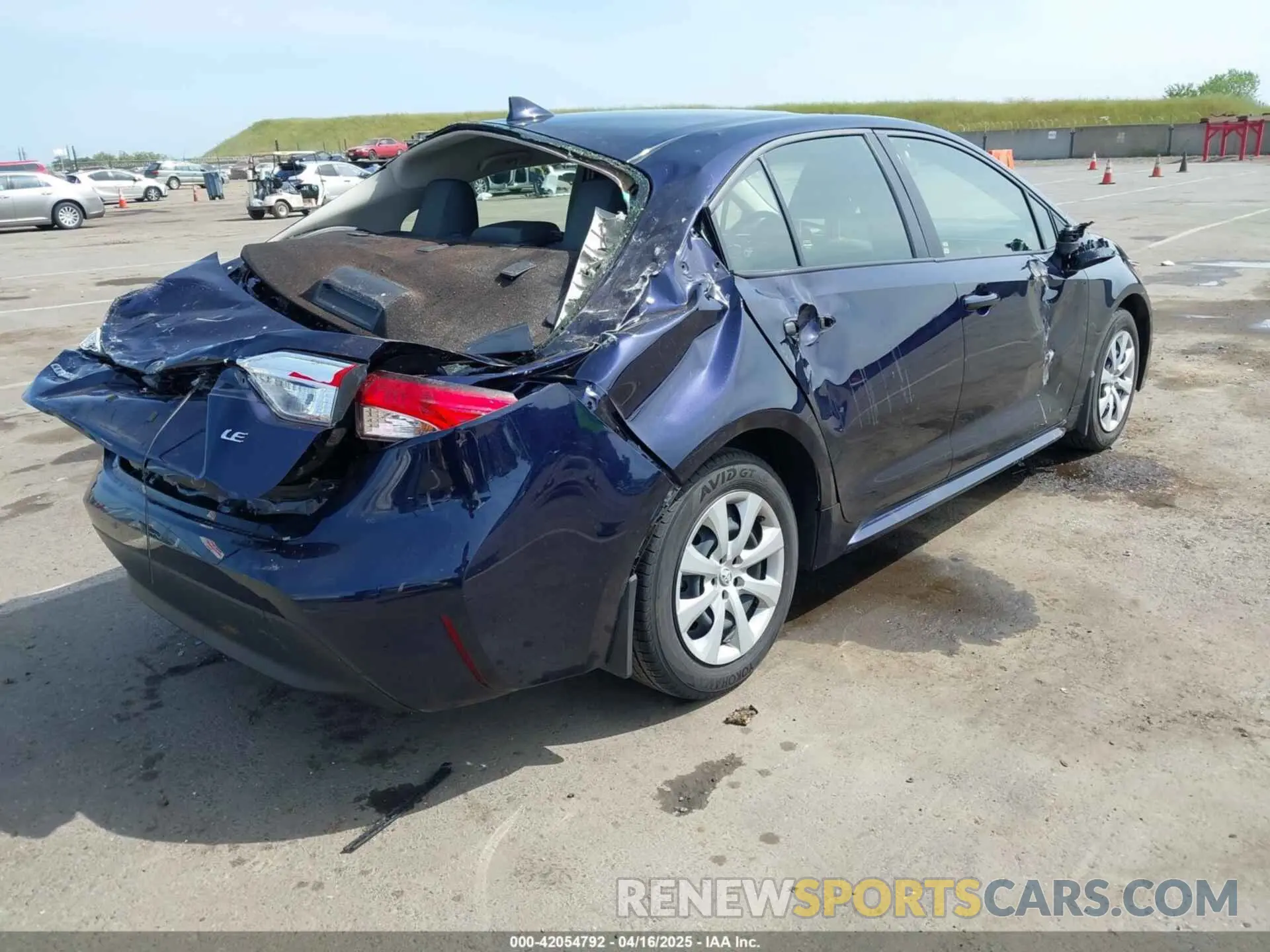 4 fotografías del automóvil dañado JTDB4MEE7RJ016891 TOYOTA COROLLA 2024