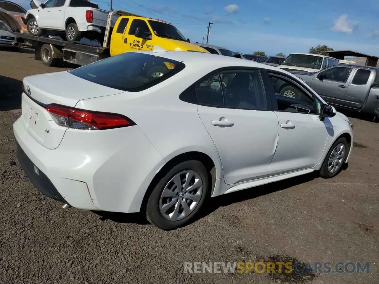 3 fotografías del automóvil dañado JTDB4MEE9R3023393 TOYOTA COROLLA 2024