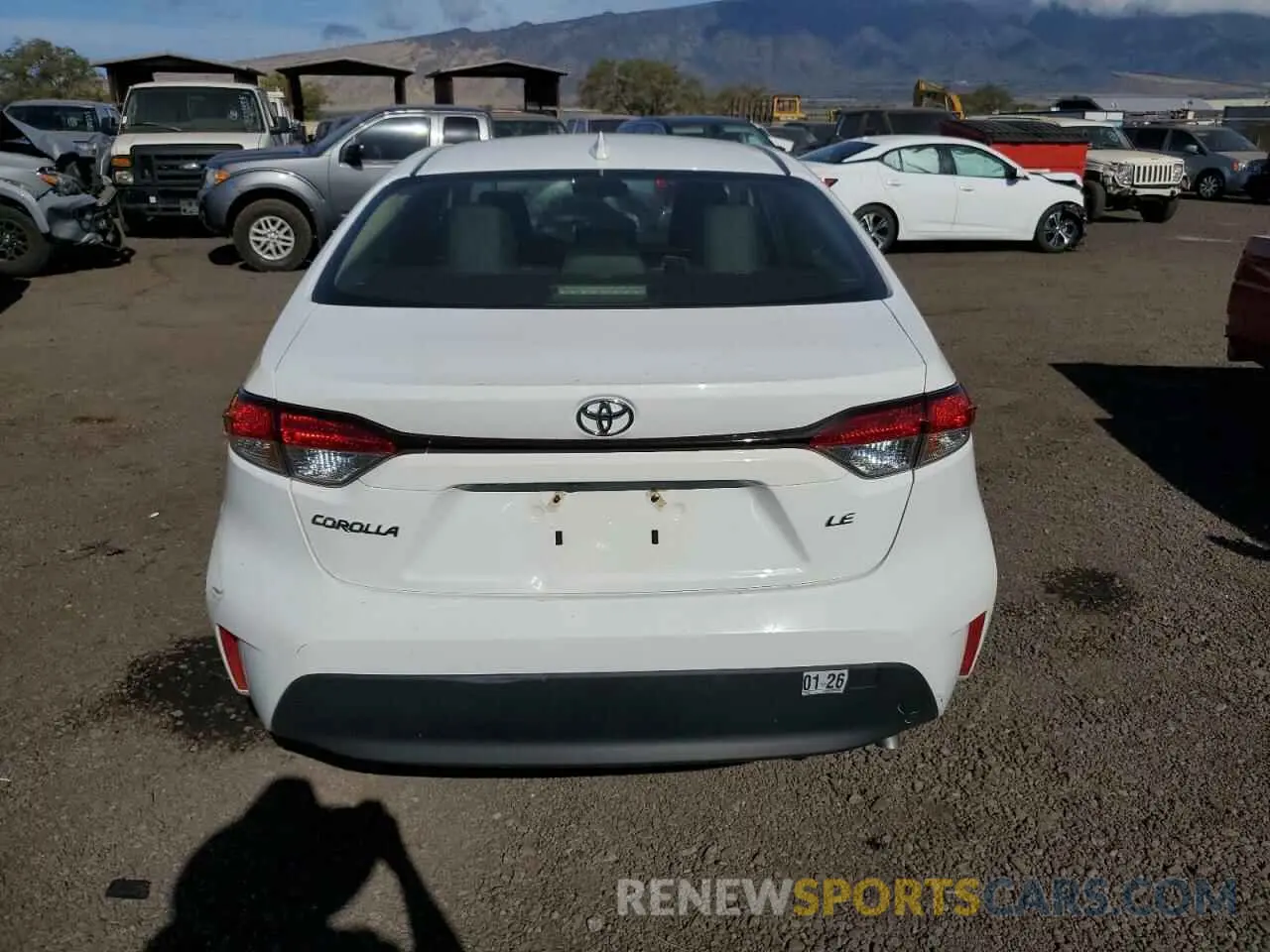 6 fotografías del automóvil dañado JTDB4MEE9R3023393 TOYOTA COROLLA 2024