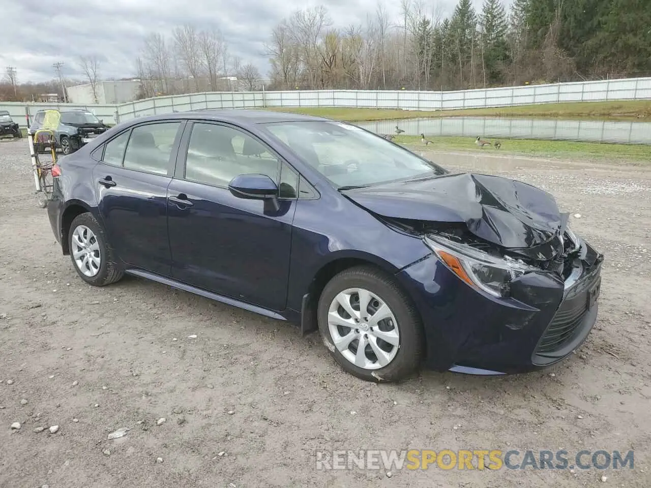 4 fotografías del automóvil dañado JTDB4MEE9RJ015435 TOYOTA COROLLA 2024