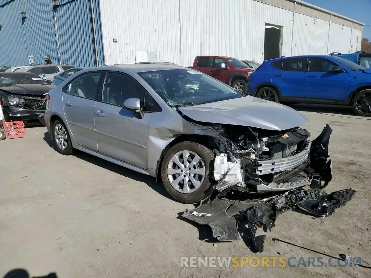 4 fotografías del automóvil dañado JTDB4MEE9RJ016178 TOYOTA COROLLA 2024