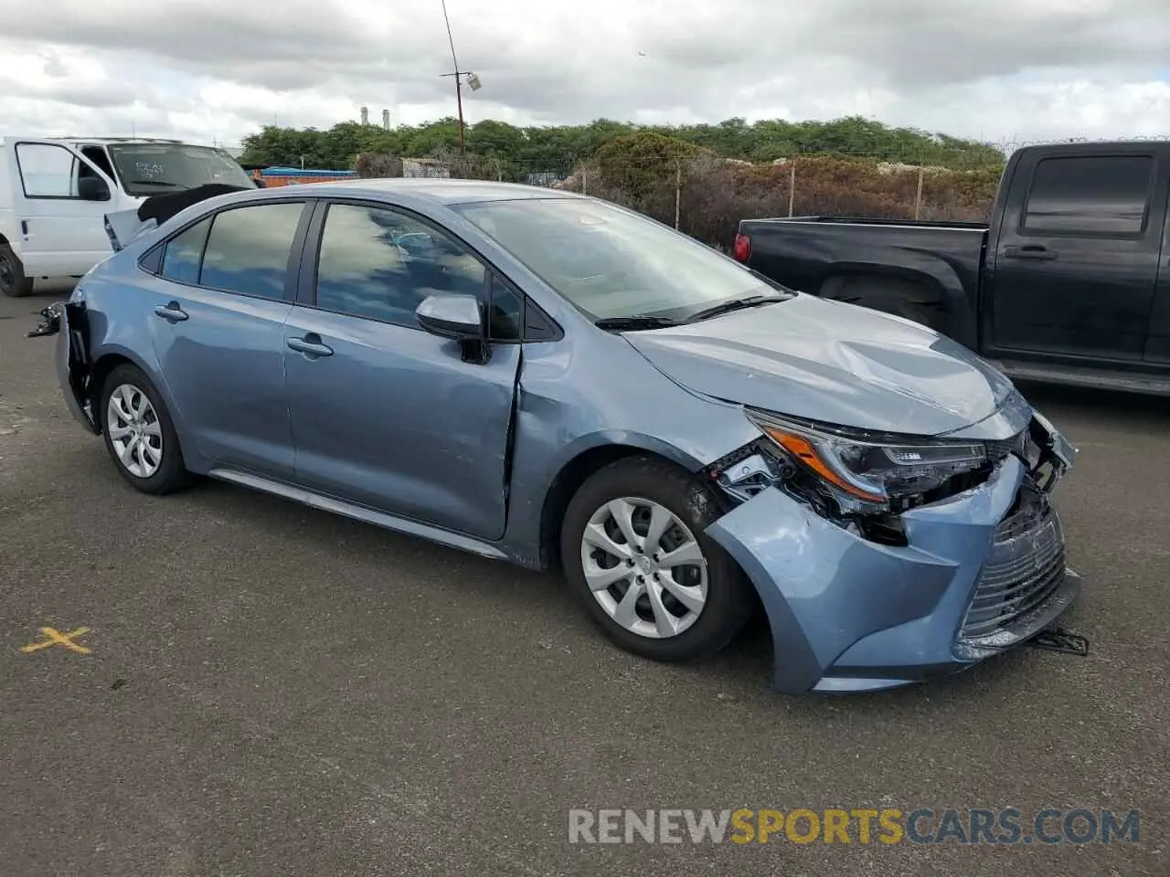 4 fotografías del automóvil dañado JTDB4MEE9RJ017122 TOYOTA COROLLA 2024