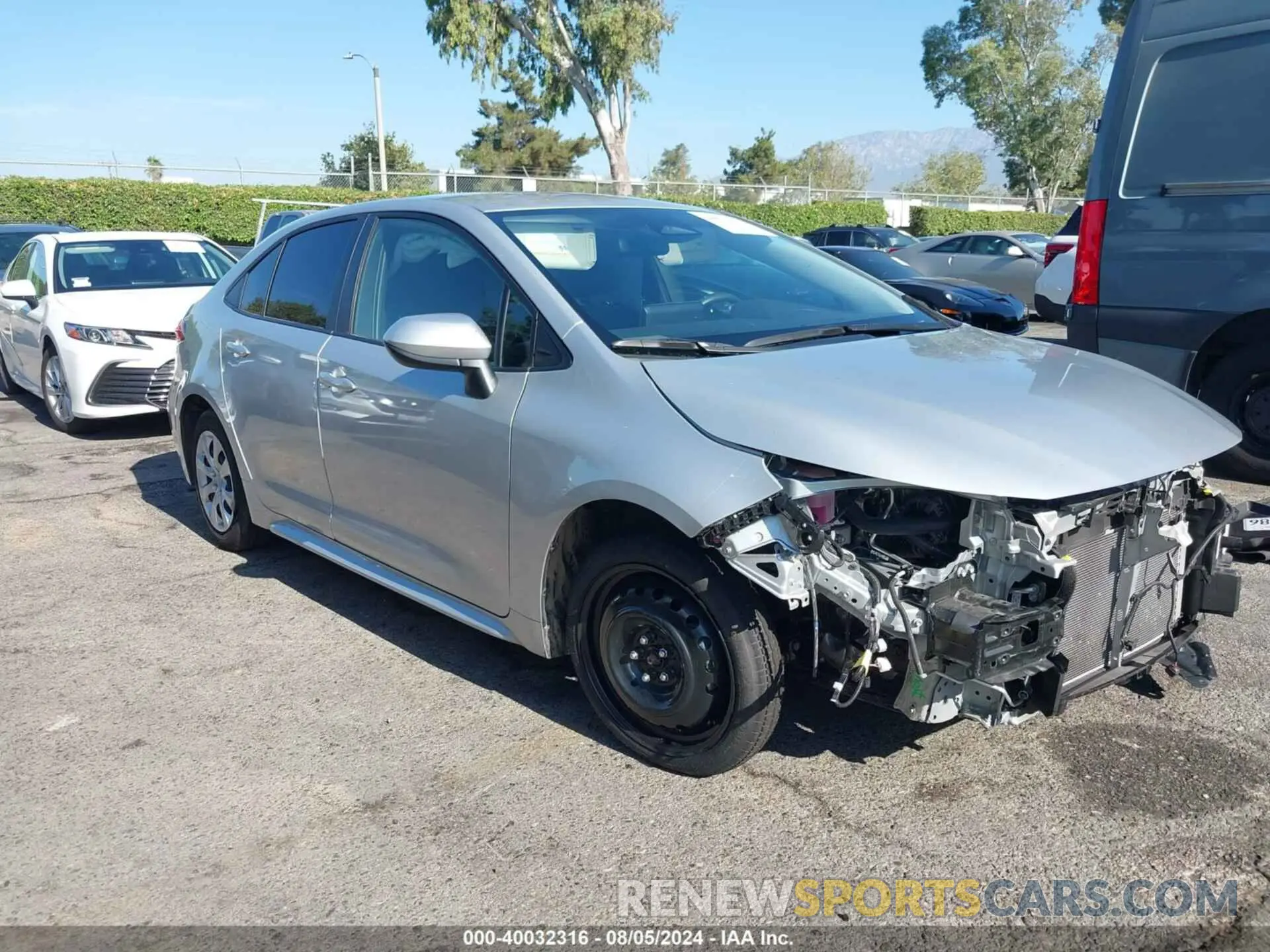 1 fotografías del automóvil dañado JTDB4MEEXR3024293 TOYOTA COROLLA 2024