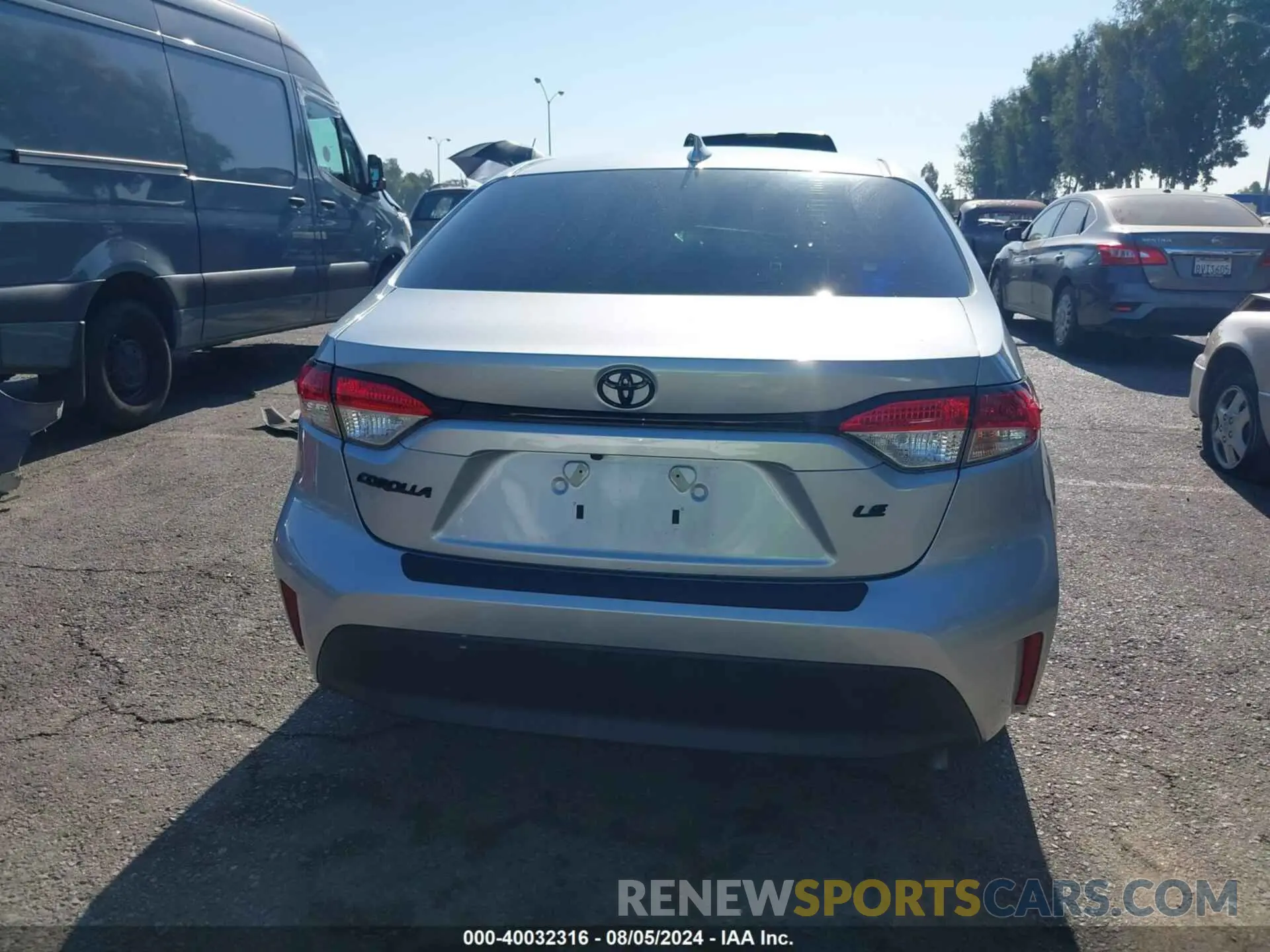 17 fotografías del automóvil dañado JTDB4MEEXR3024293 TOYOTA COROLLA 2024