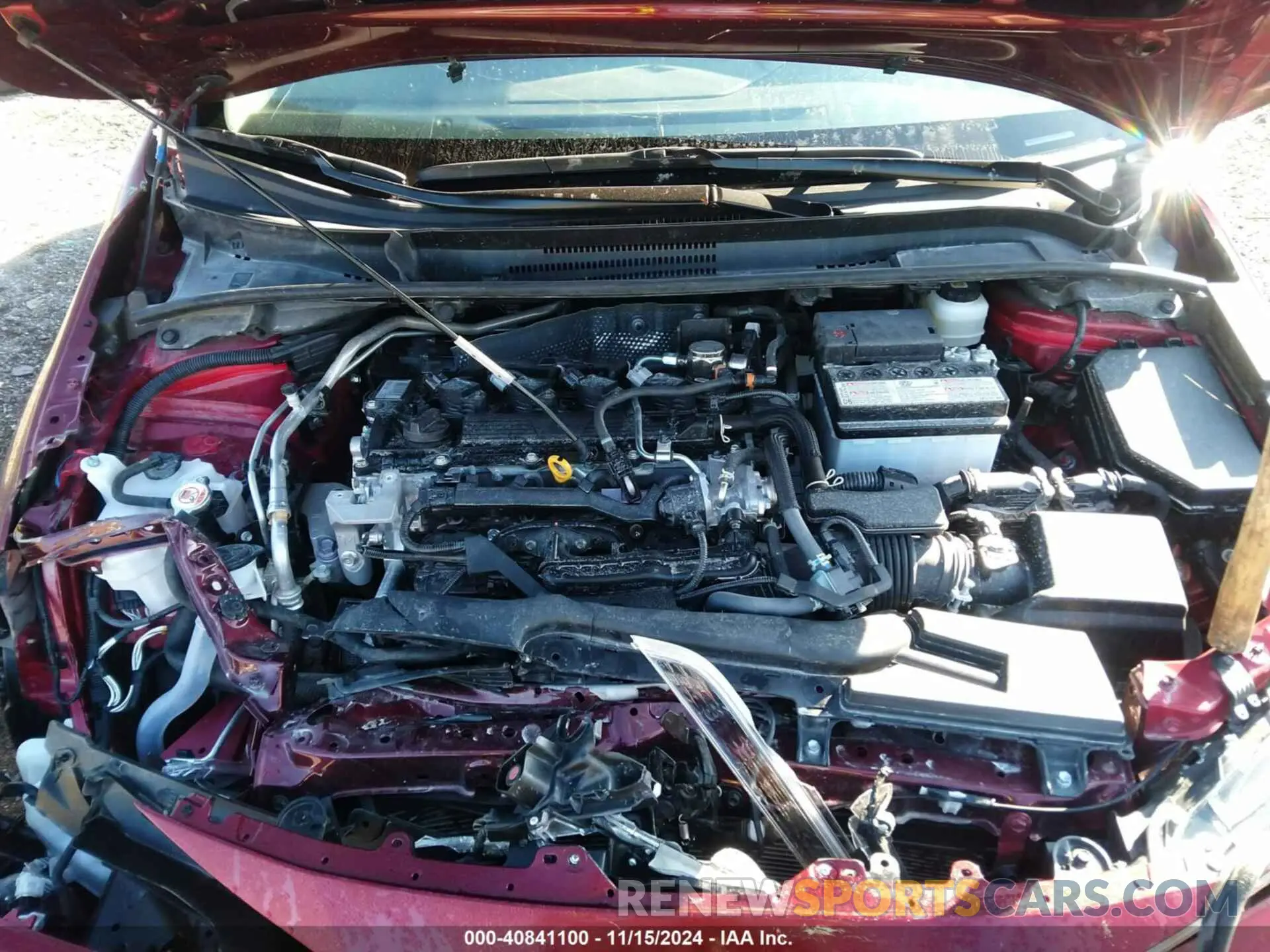 10 fotografías del automóvil dañado JTDB4MEEXRJ015539 TOYOTA COROLLA 2024