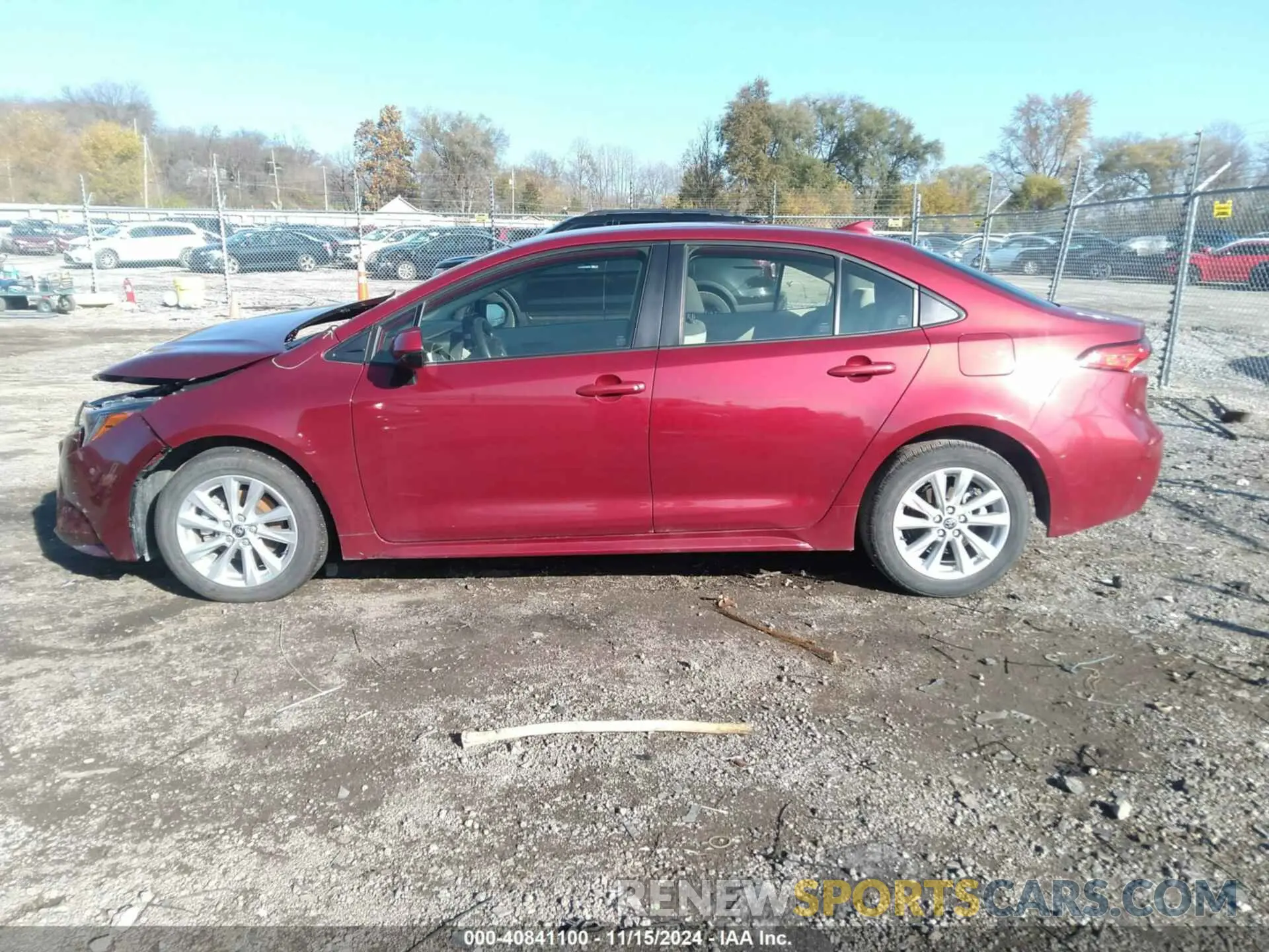 14 fotografías del automóvil dañado JTDB4MEEXRJ015539 TOYOTA COROLLA 2024