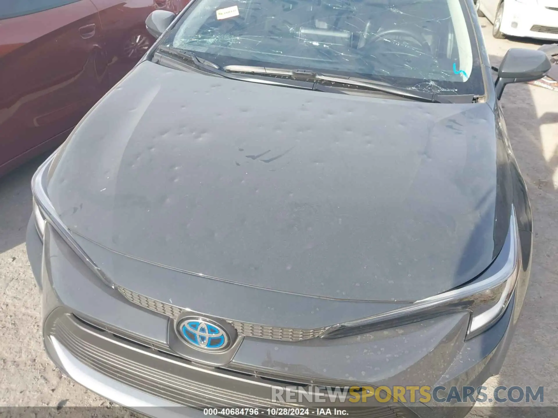 6 fotografías del automóvil dañado JTDBCMFE0R3031402 TOYOTA COROLLA 2024