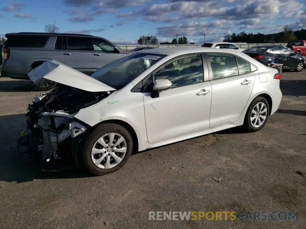 1 fotografías del automóvil dañado JTDBCMFE0R3034669 TOYOTA COROLLA 2024