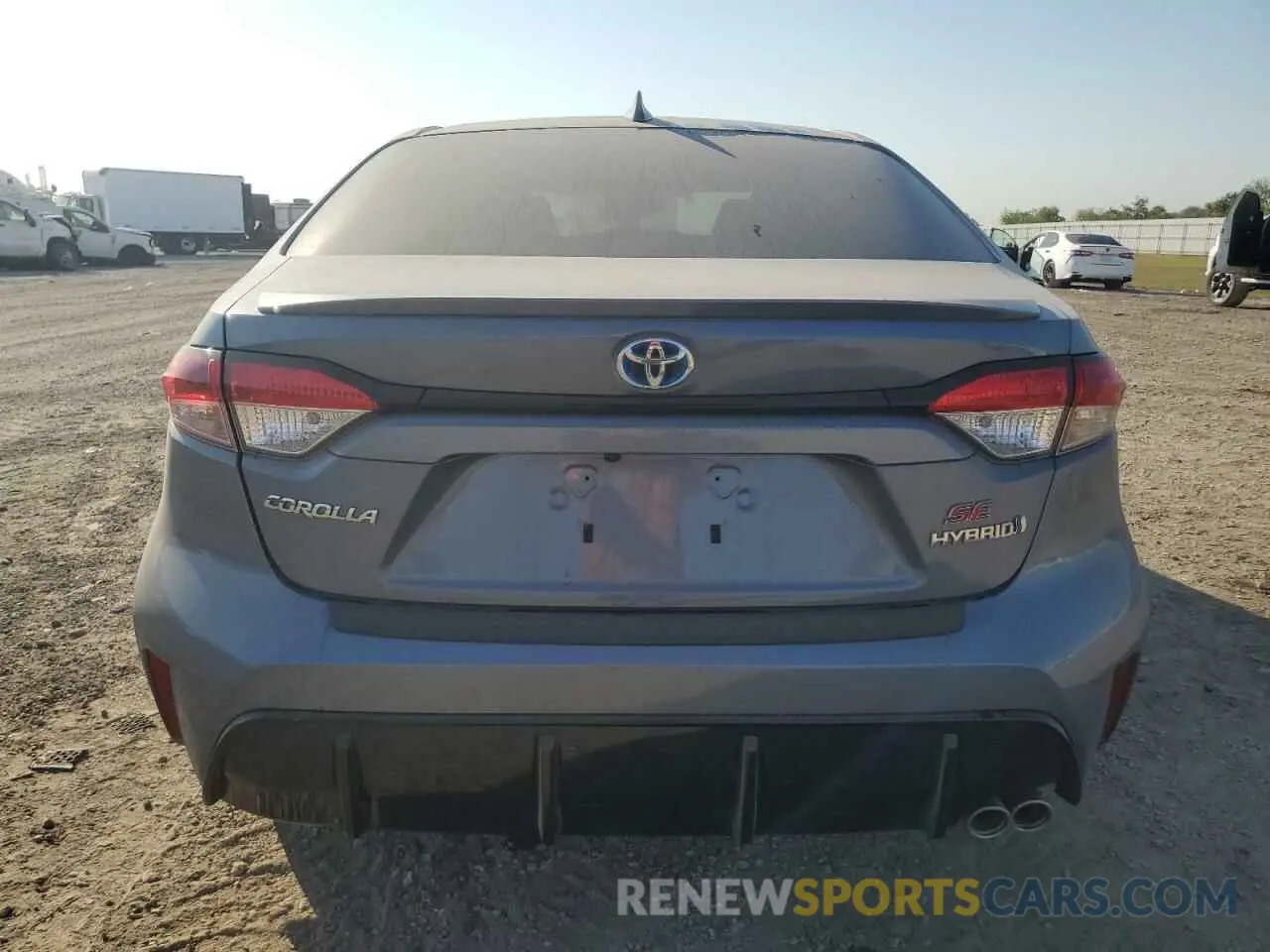 6 fotografías del automóvil dañado JTDBCMFE0R3042688 TOYOTA COROLLA 2024