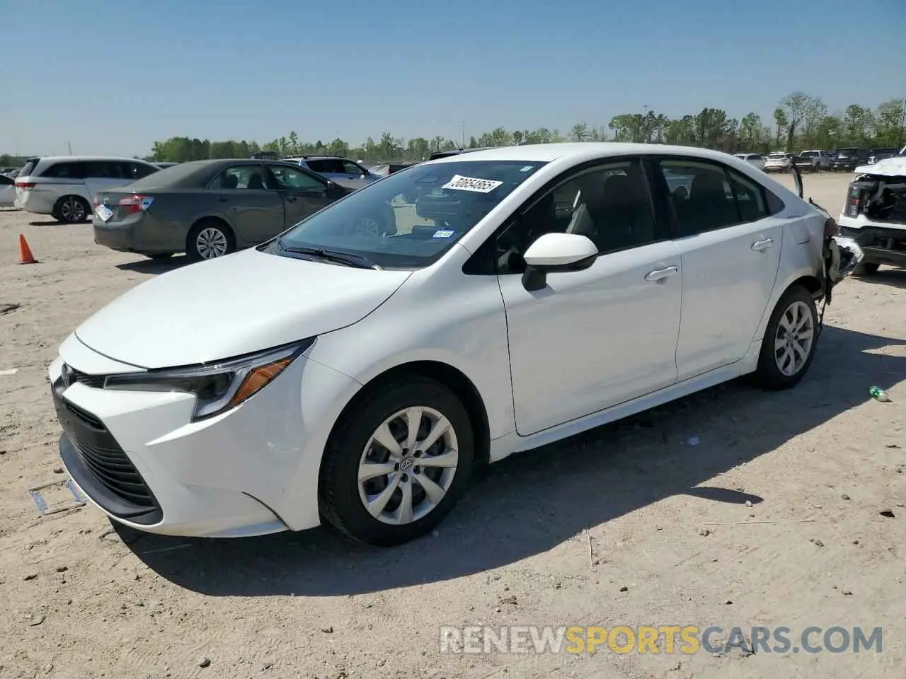 1 fotografías del automóvil dañado JTDBCMFE0R3047454 TOYOTA COROLLA 2024