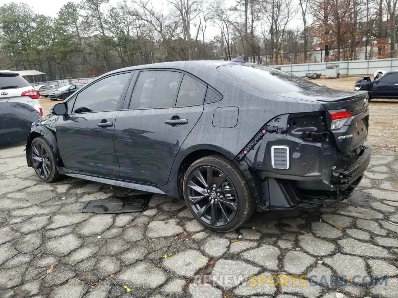 2 fotografías del automóvil dañado JTDBCMFE0R3048605 TOYOTA COROLLA 2024