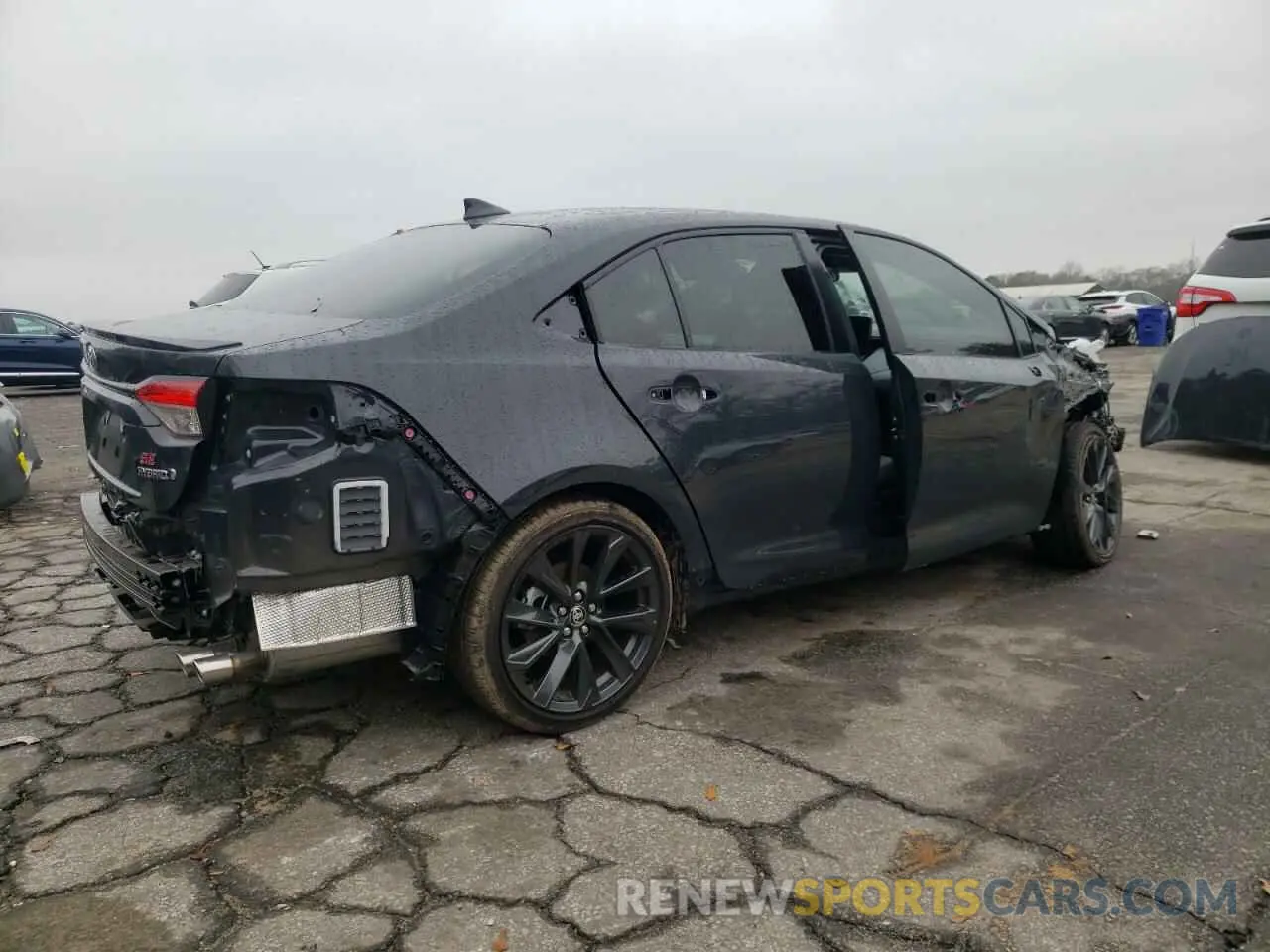 3 fotografías del automóvil dañado JTDBCMFE0R3048605 TOYOTA COROLLA 2024