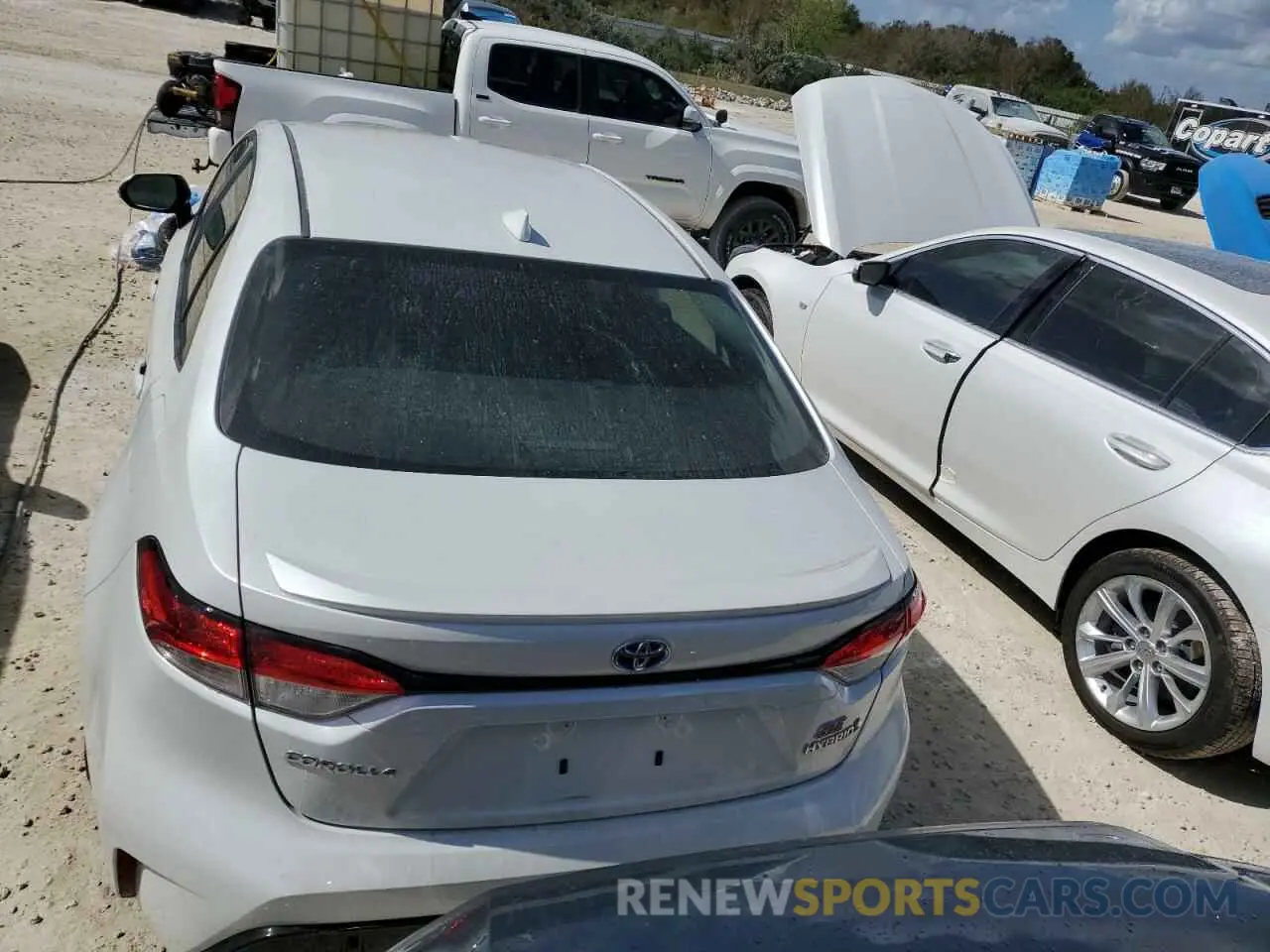 6 fotografías del automóvil dañado JTDBCMFE0R3053268 TOYOTA COROLLA 2024