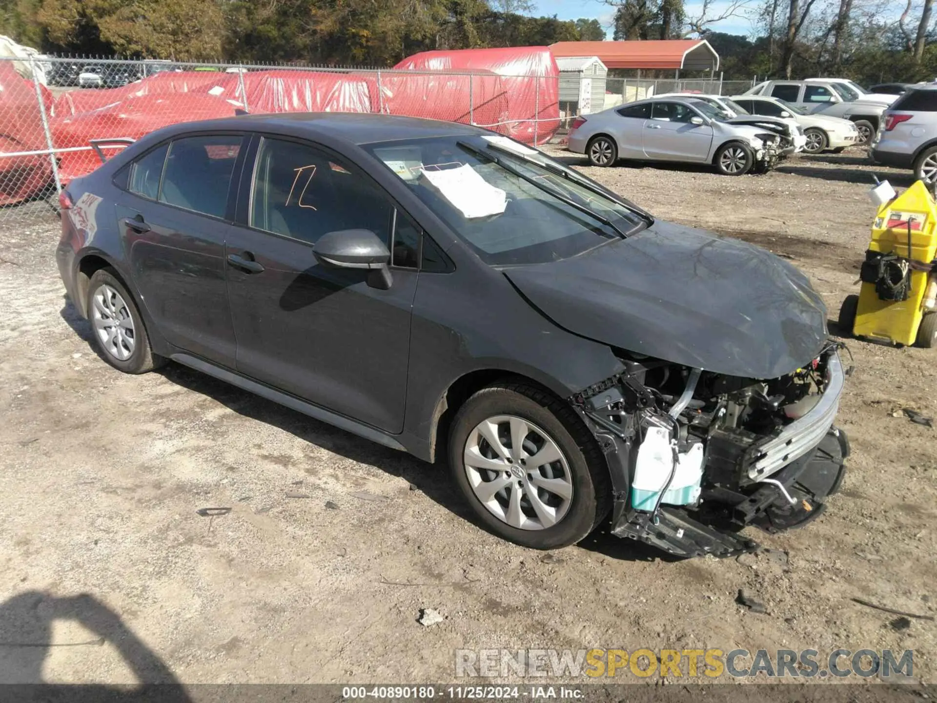 1 fotografías del automóvil dañado JTDBCMFE0R3053366 TOYOTA COROLLA 2024