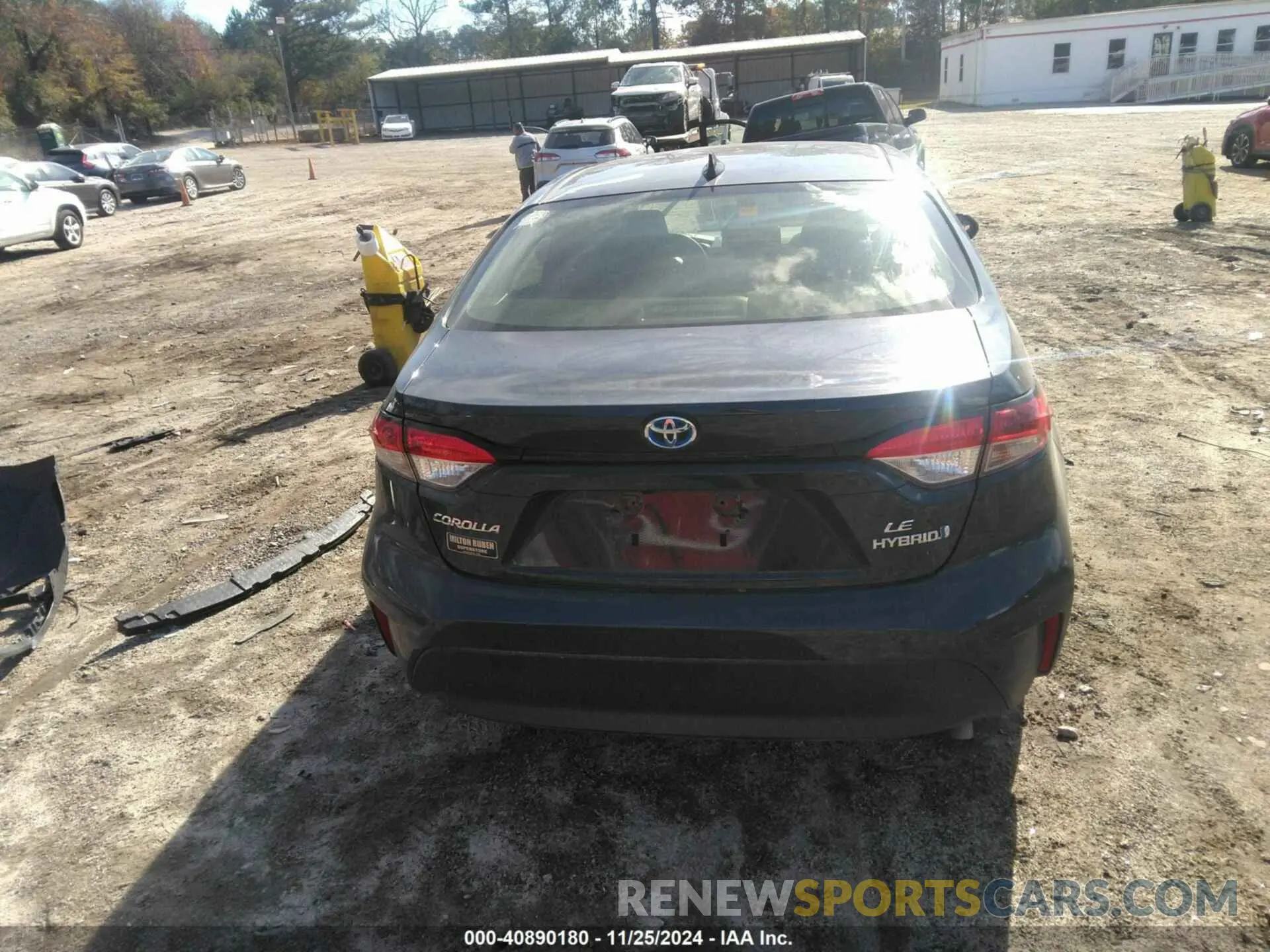 17 fotografías del automóvil dañado JTDBCMFE0R3053366 TOYOTA COROLLA 2024