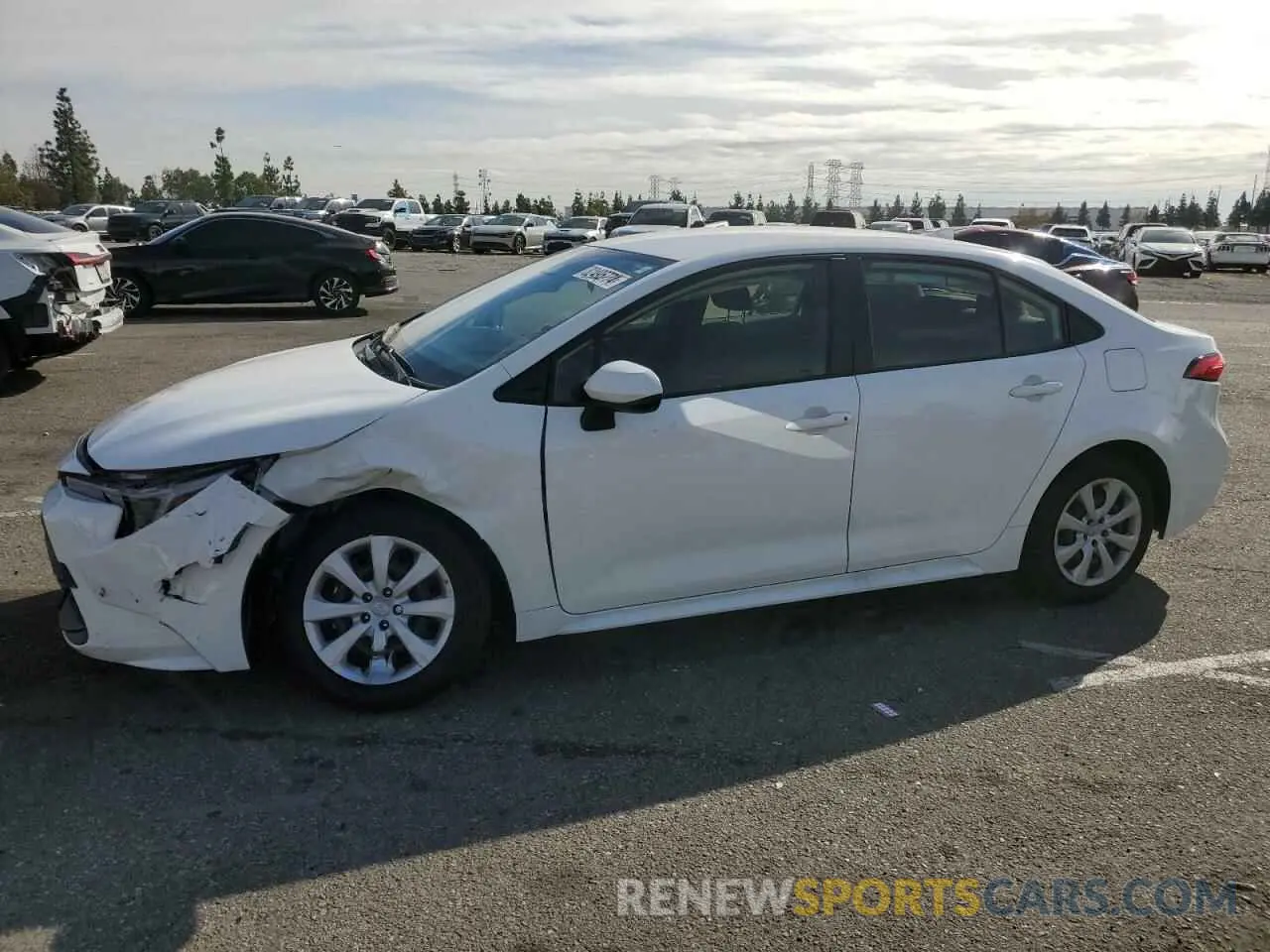 1 fotografías del automóvil dañado JTDBCMFE0R3053562 TOYOTA COROLLA 2024