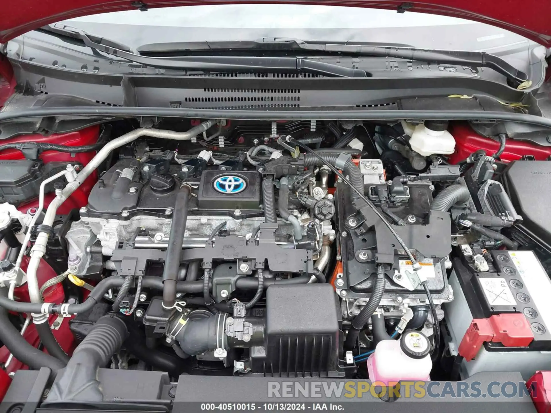 10 fotografías del automóvil dañado JTDBCMFE0RJ020198 TOYOTA COROLLA 2024