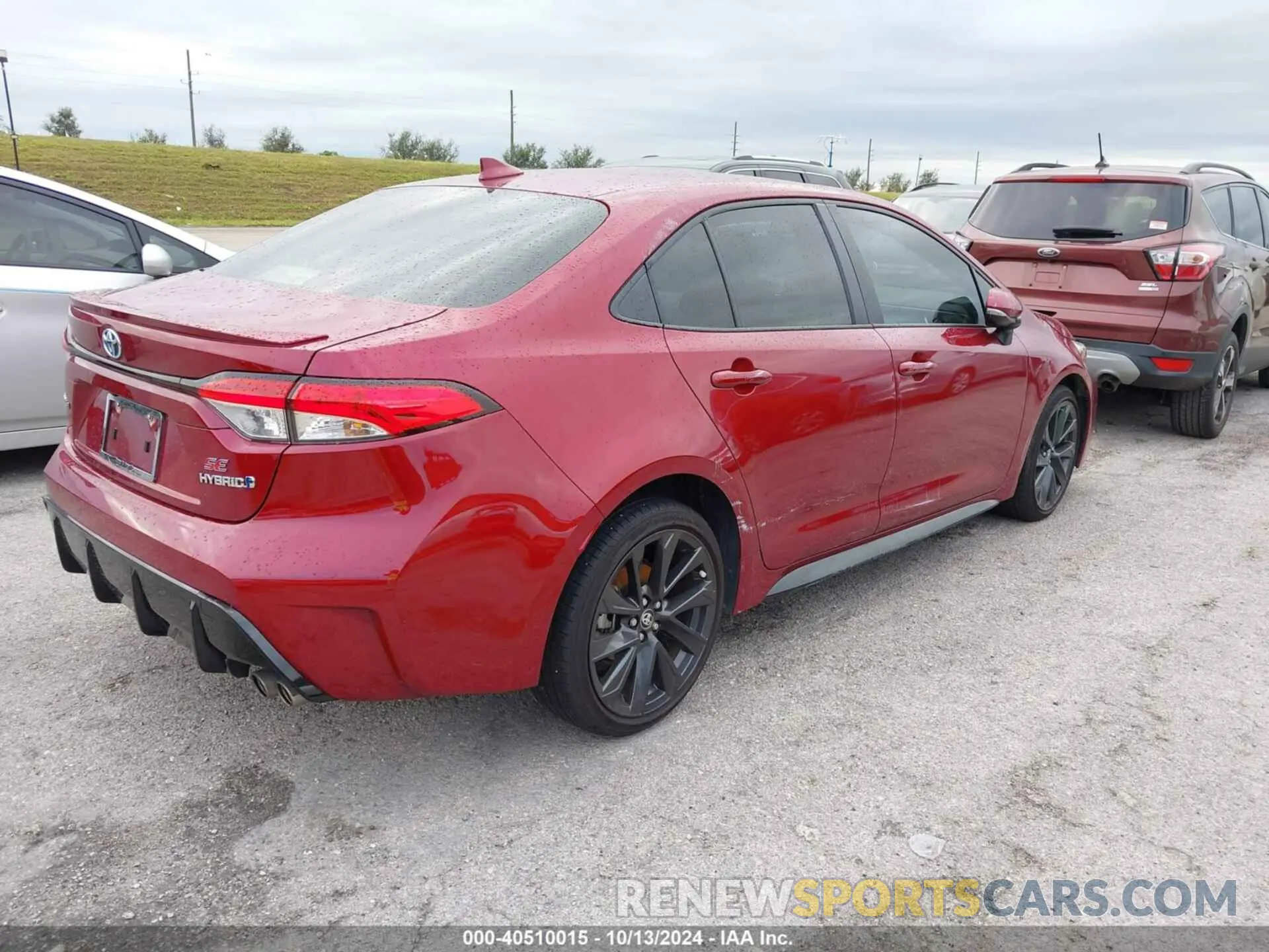 4 fotografías del automóvil dañado JTDBCMFE0RJ020198 TOYOTA COROLLA 2024