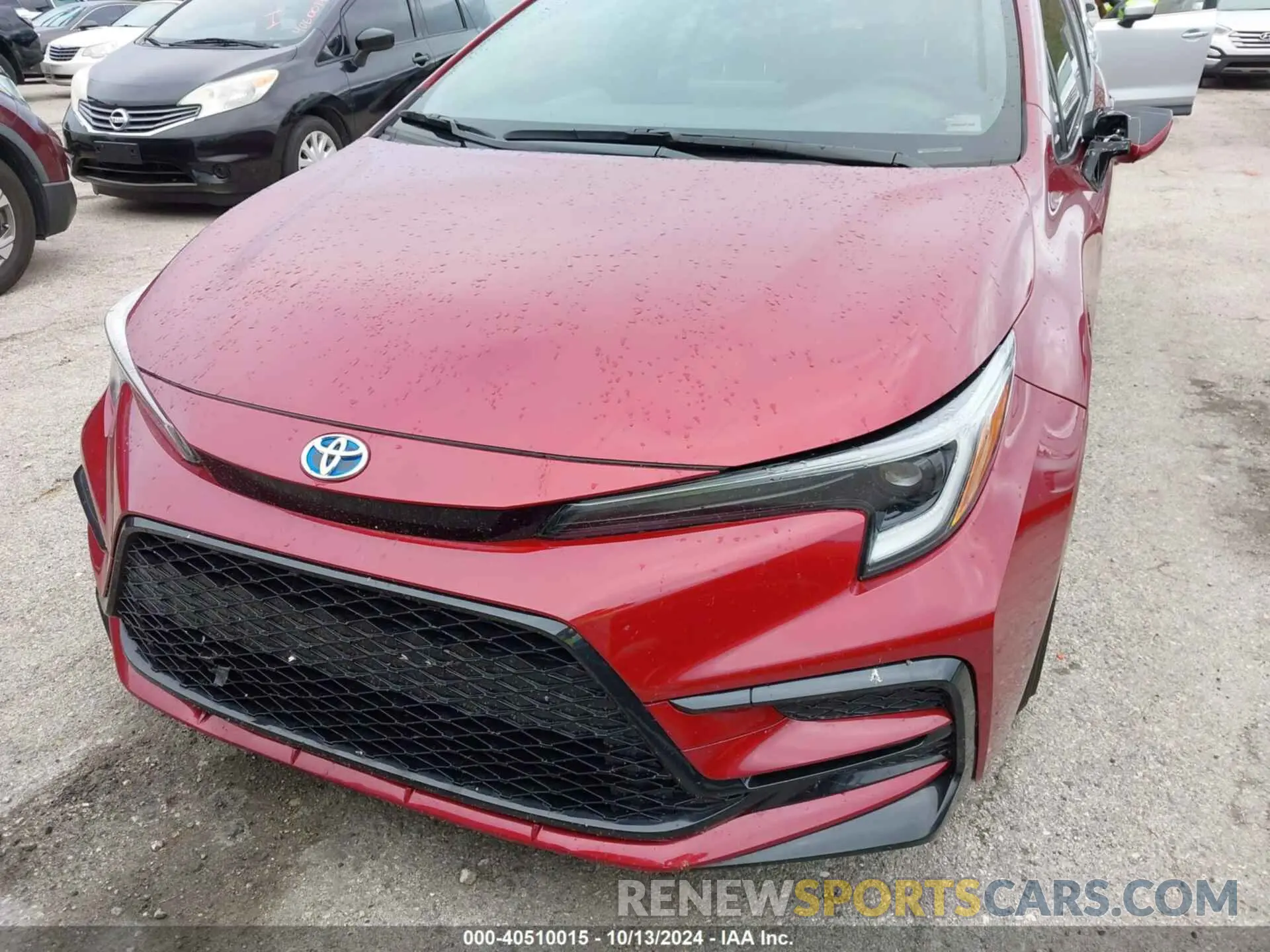 6 fotografías del automóvil dañado JTDBCMFE0RJ020198 TOYOTA COROLLA 2024