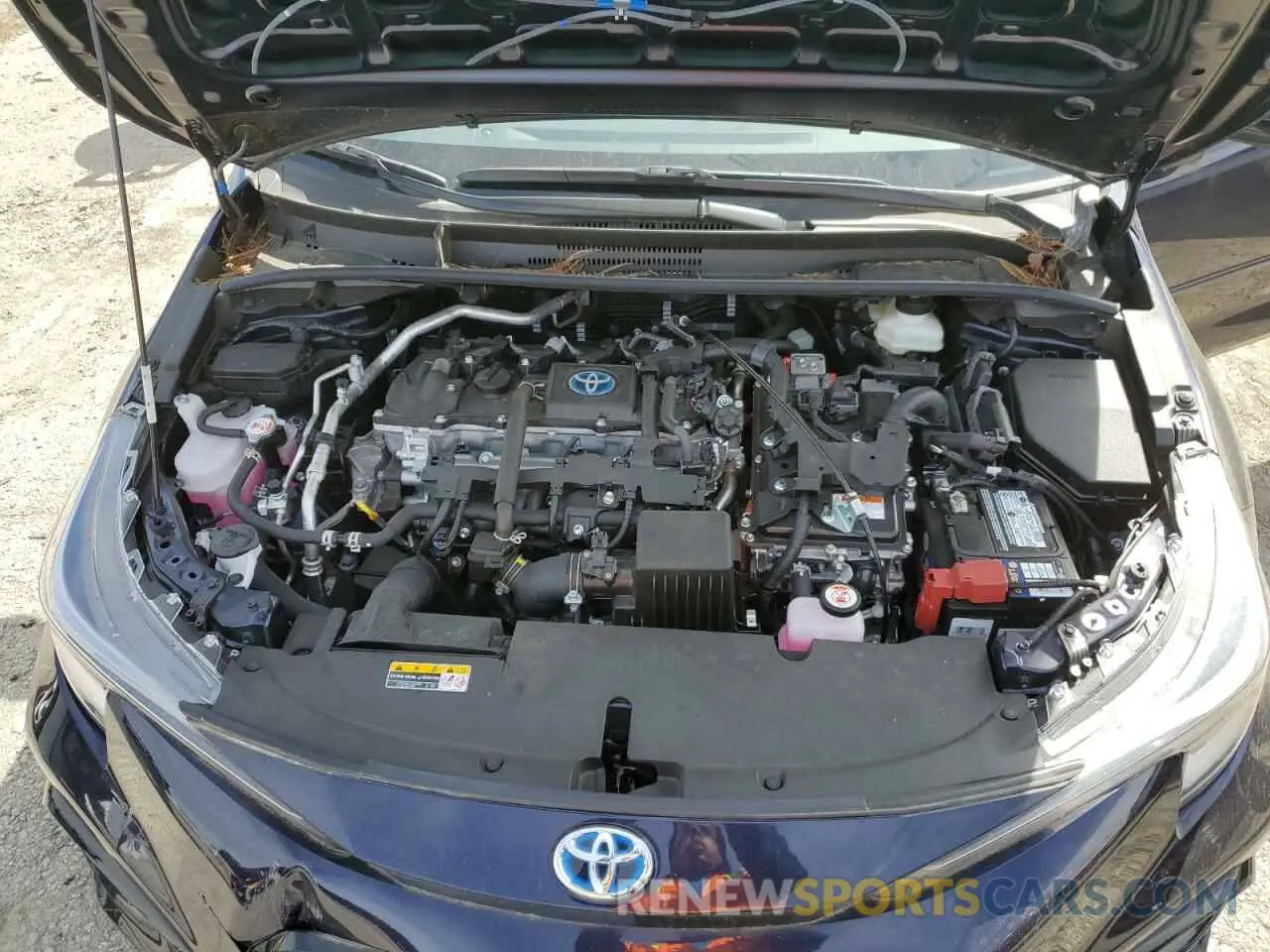11 fotografías del automóvil dañado JTDBCMFE0RJ024591 TOYOTA COROLLA 2024