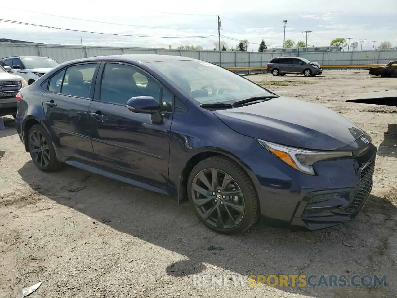4 fotografías del automóvil dañado JTDBCMFE0RJ024591 TOYOTA COROLLA 2024