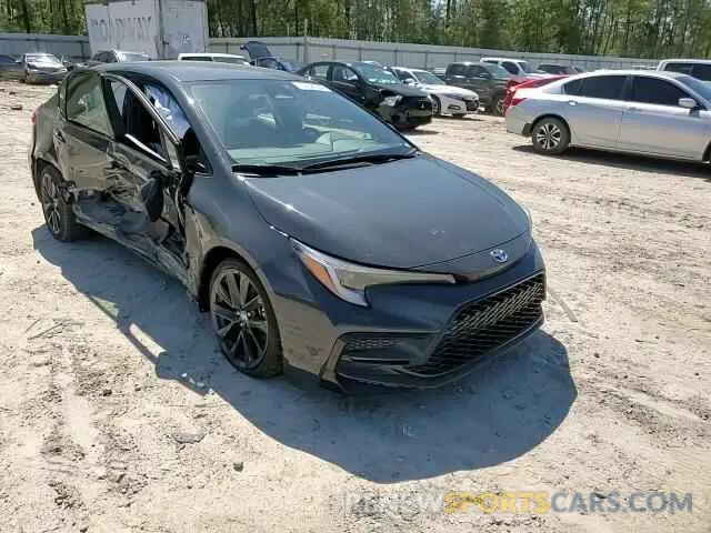 11 fotografías del automóvil dañado JTDBCMFE1R3027522 TOYOTA COROLLA 2024