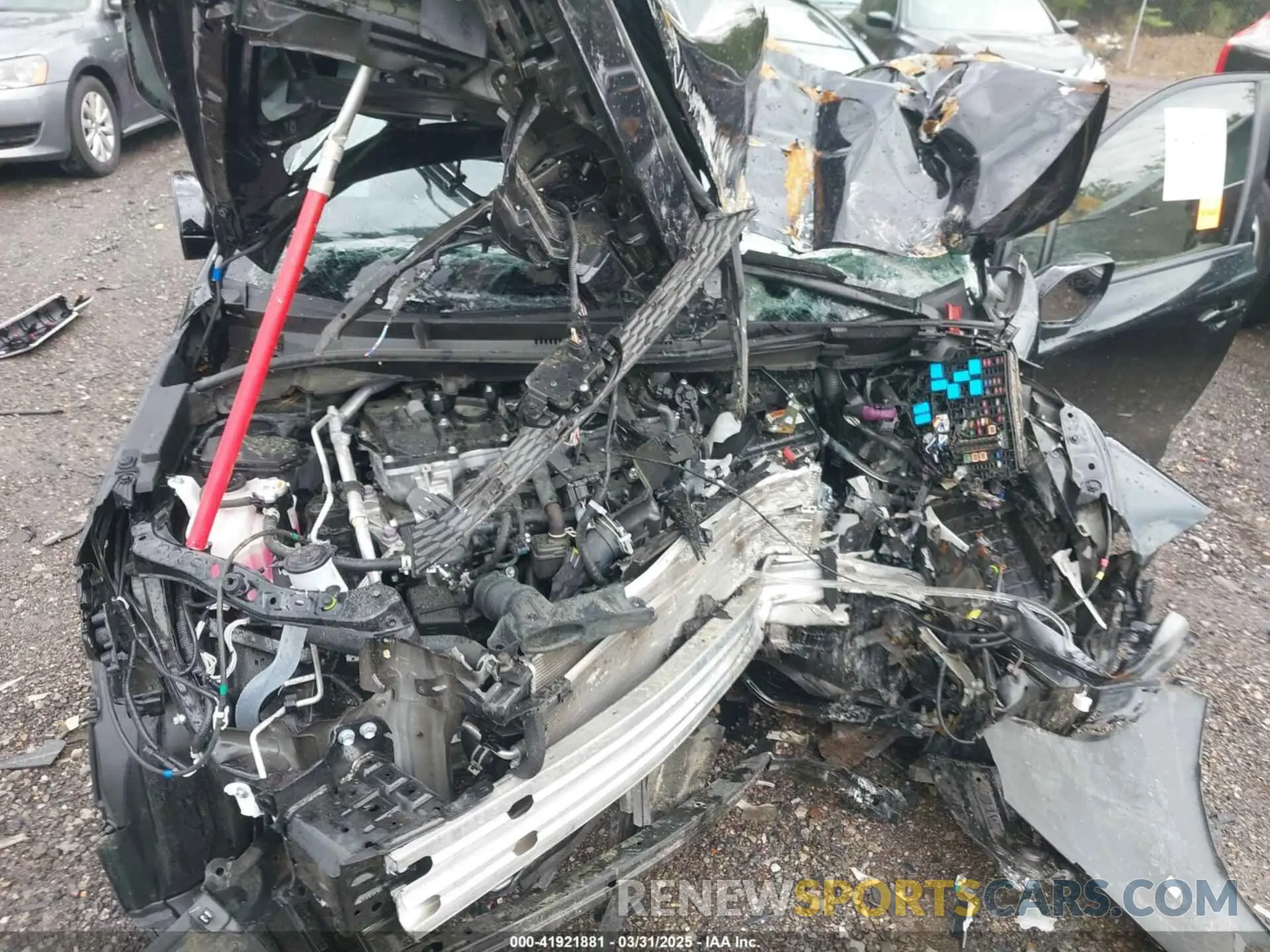 10 fotografías del automóvil dañado JTDBCMFE1R3035457 TOYOTA COROLLA 2024