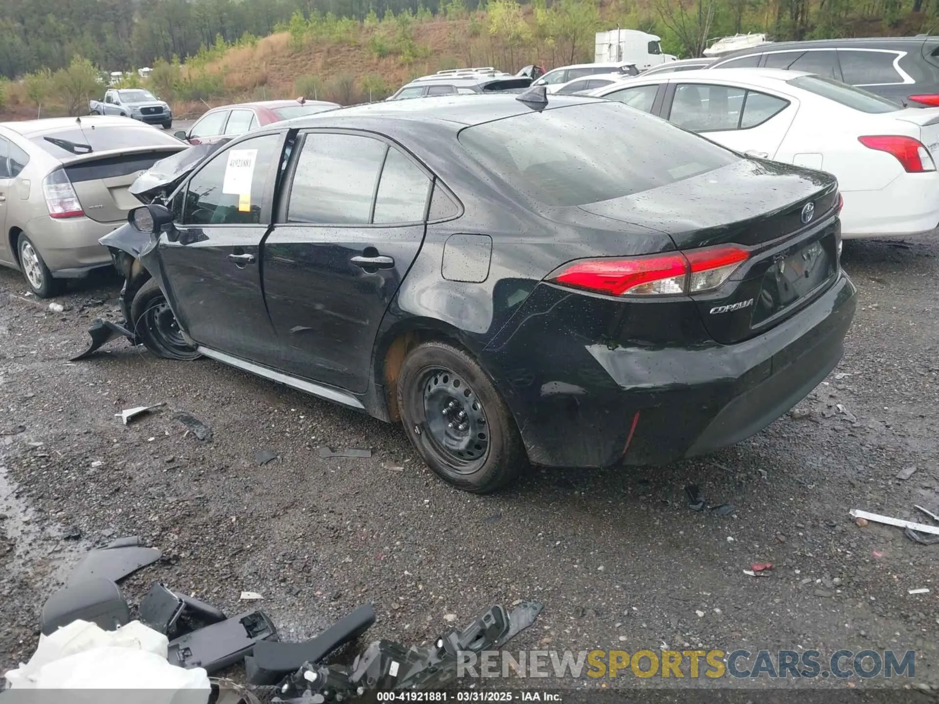 3 fotografías del automóvil dañado JTDBCMFE1R3035457 TOYOTA COROLLA 2024