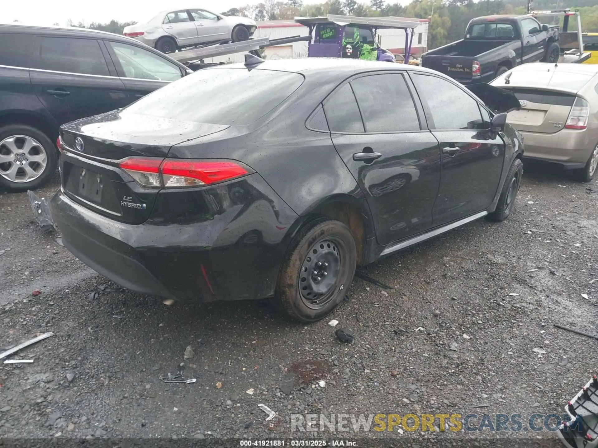 4 fotografías del automóvil dañado JTDBCMFE1R3035457 TOYOTA COROLLA 2024