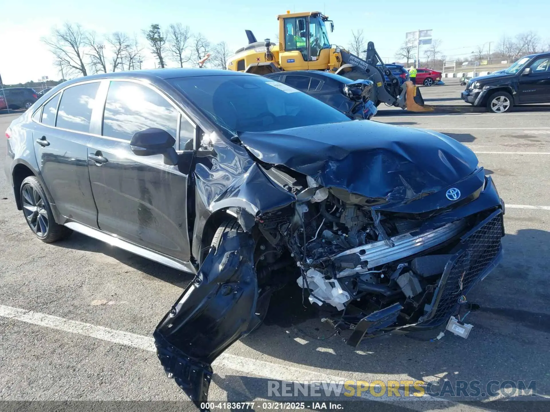 1 fotografías del automóvil dañado JTDBCMFE1R3043963 TOYOTA COROLLA 2024