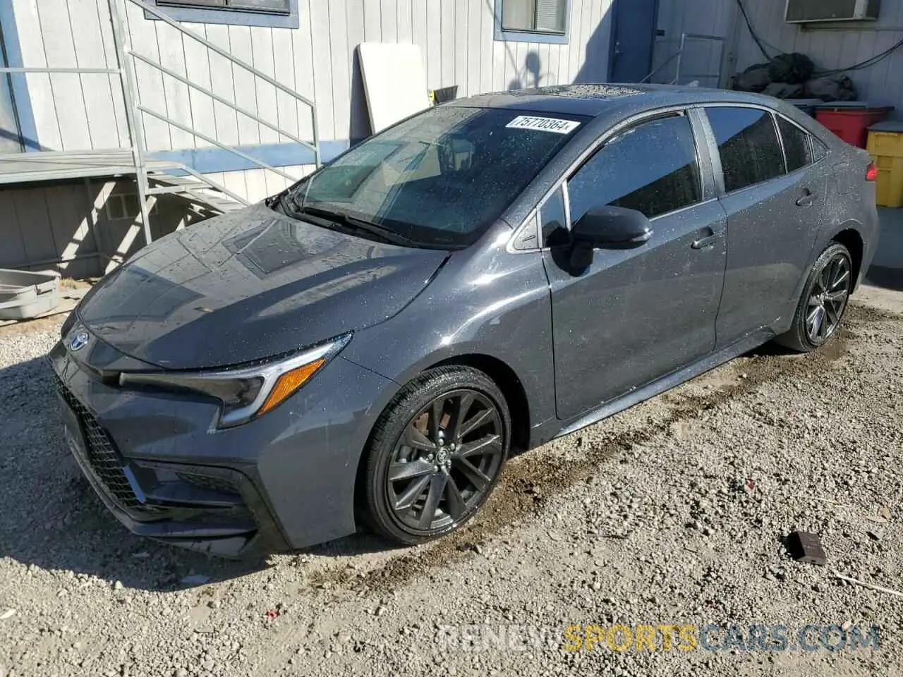 1 fotografías del automóvil dañado JTDBCMFE1R3045504 TOYOTA COROLLA 2024