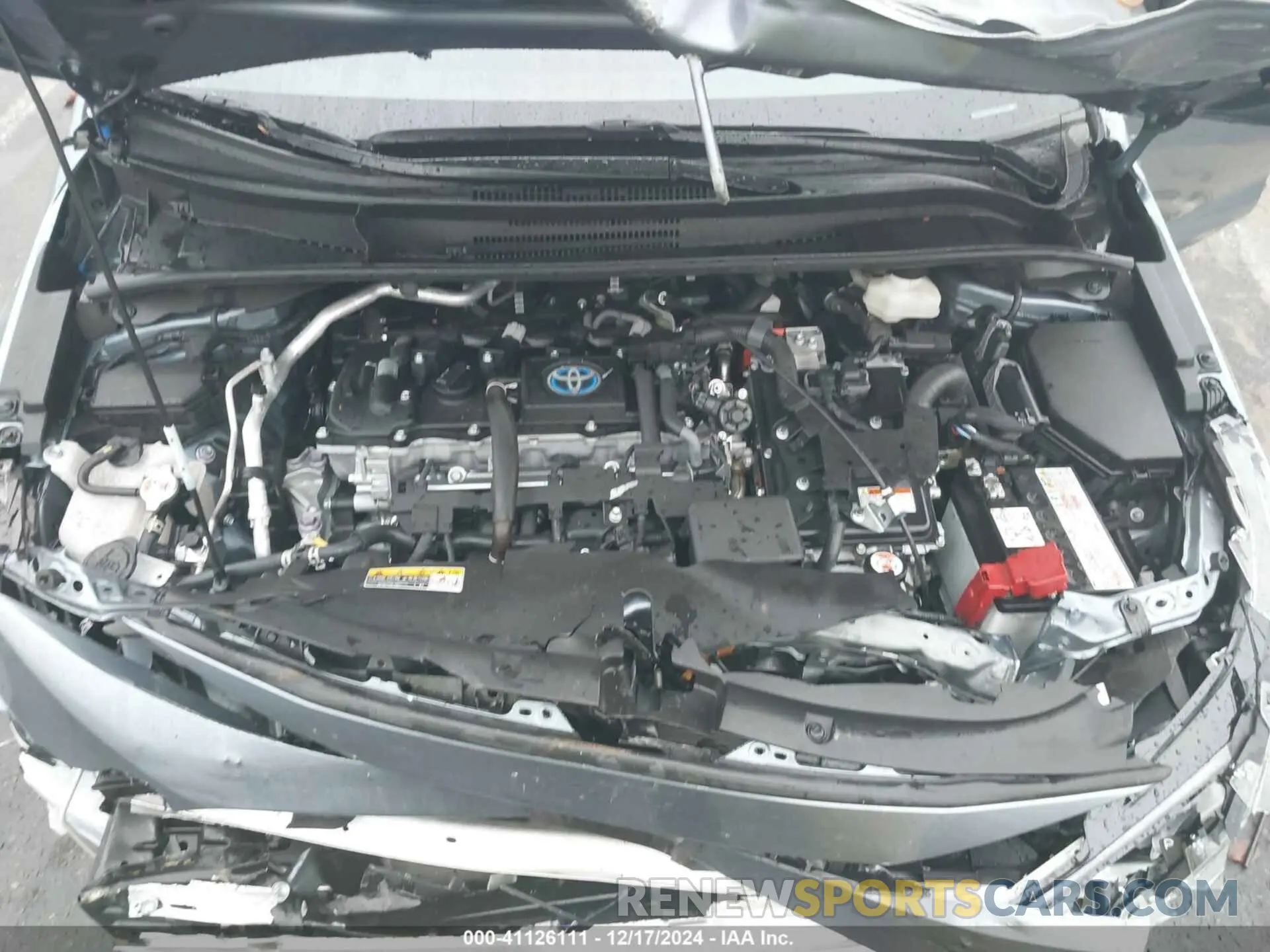10 fotografías del automóvil dañado JTDBCMFE1R3049732 TOYOTA COROLLA 2024