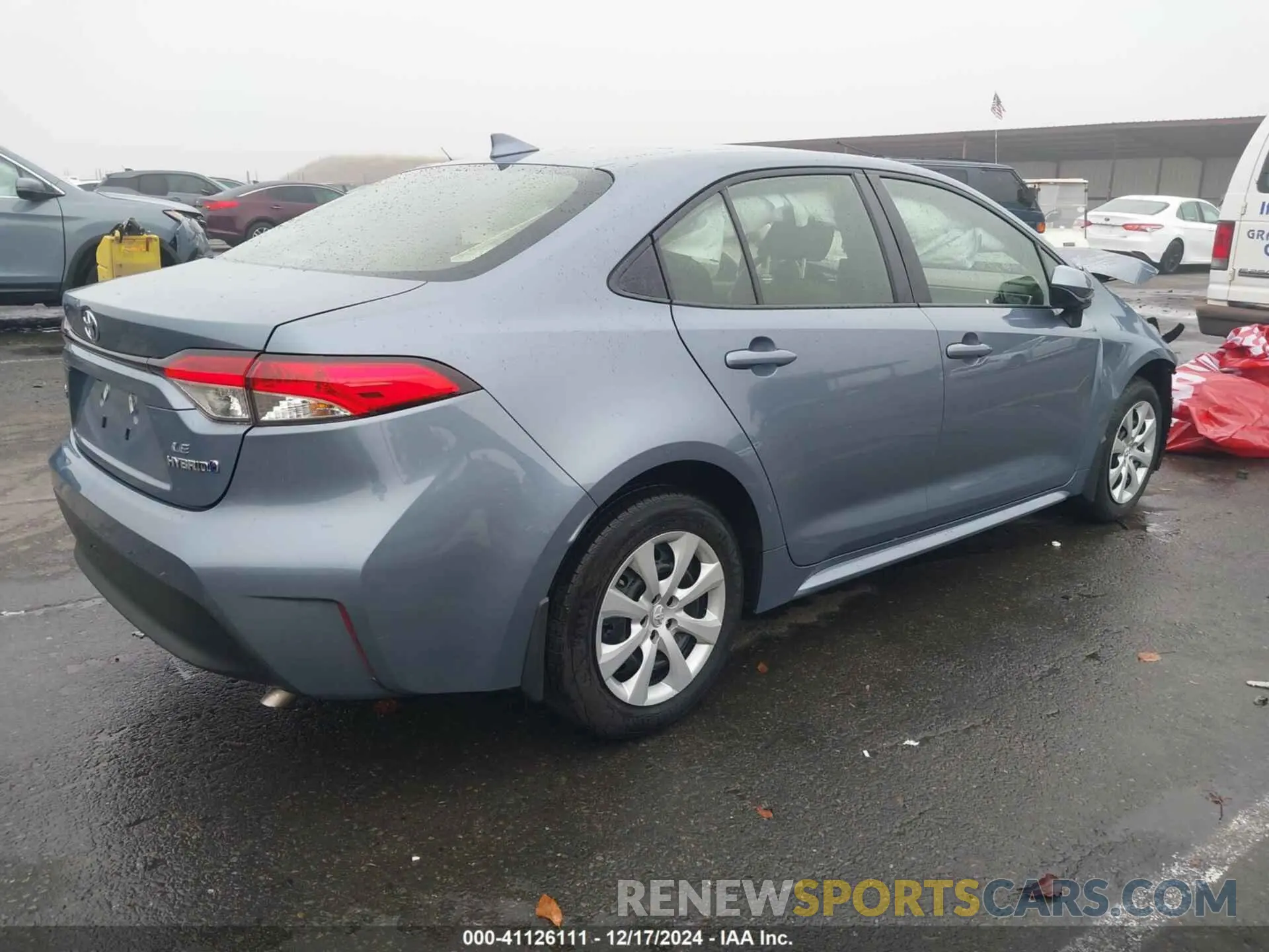 4 fotografías del automóvil dañado JTDBCMFE1R3049732 TOYOTA COROLLA 2024