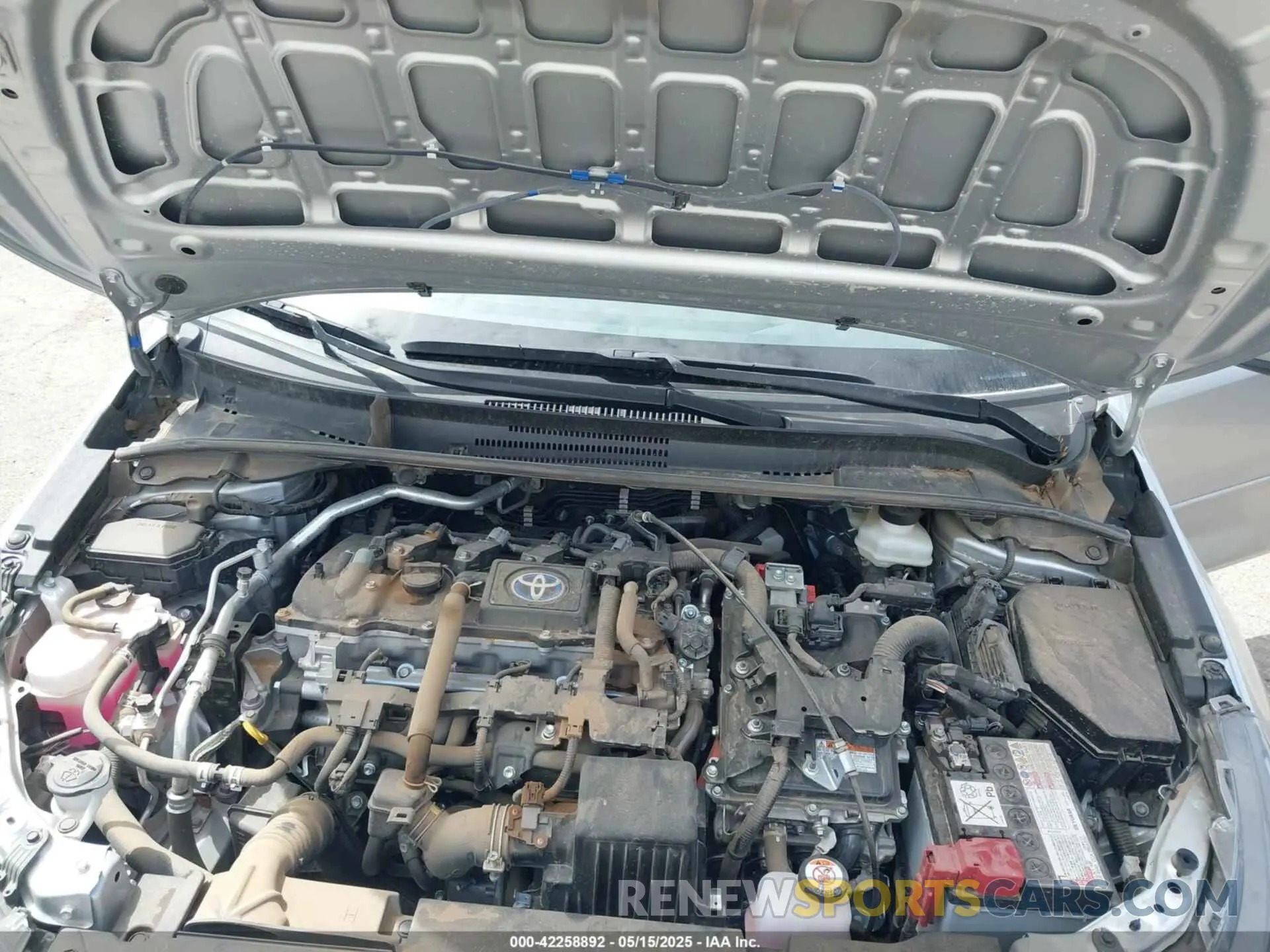 10 fotografías del automóvil dañado JTDBCMFE1R3053215 TOYOTA COROLLA 2024