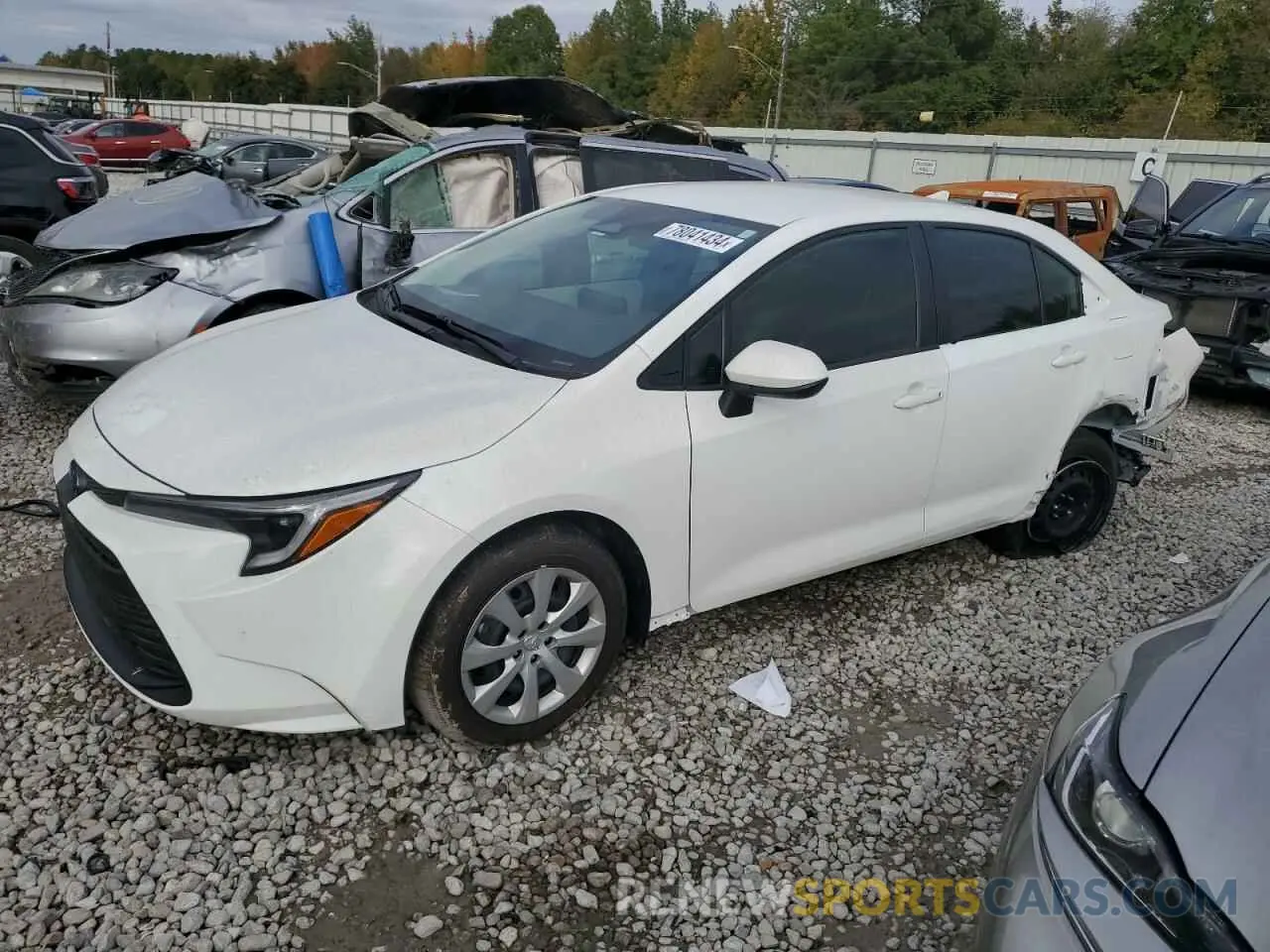 1 fotografías del automóvil dañado JTDBCMFE1R3058446 TOYOTA COROLLA 2024