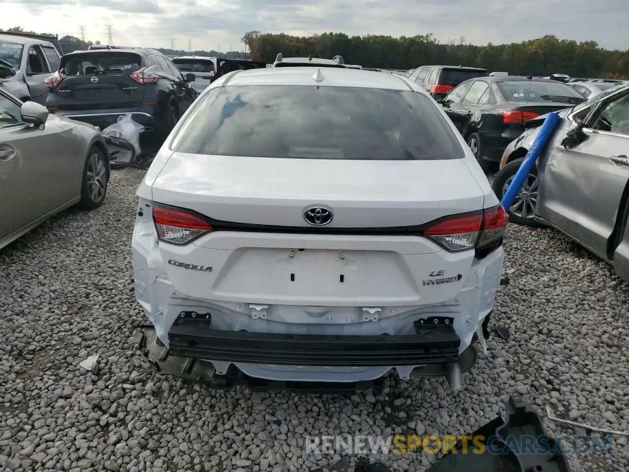 6 fotografías del automóvil dañado JTDBCMFE1R3058446 TOYOTA COROLLA 2024