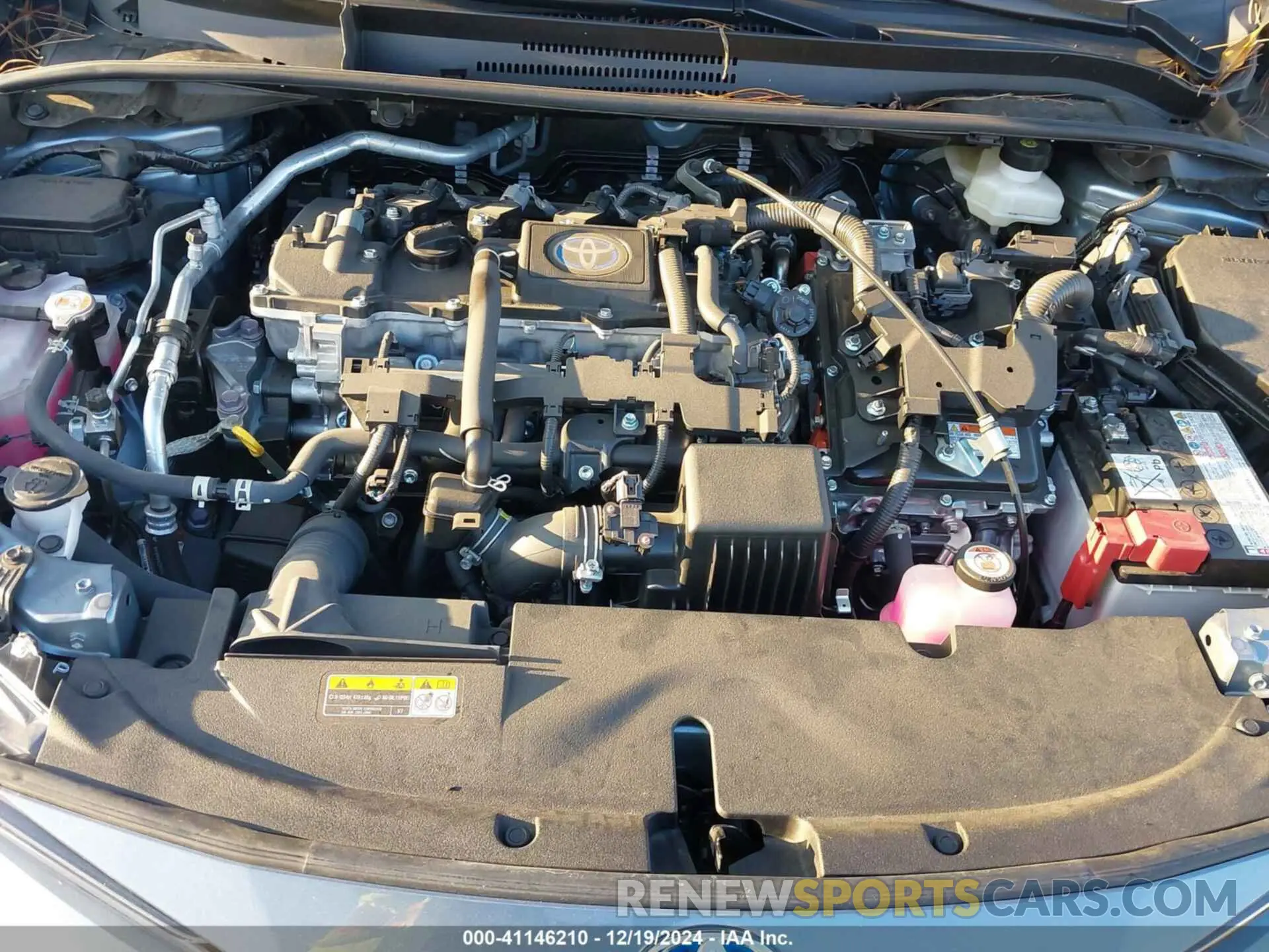 10 fotografías del automóvil dañado JTDBCMFE1RJ027032 TOYOTA COROLLA 2024