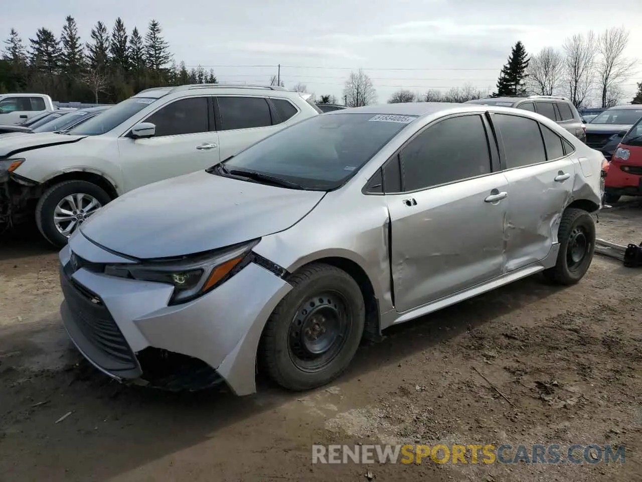1 fotografías del automóvil dañado JTDBCMFE2R3029652 TOYOTA COROLLA 2024
