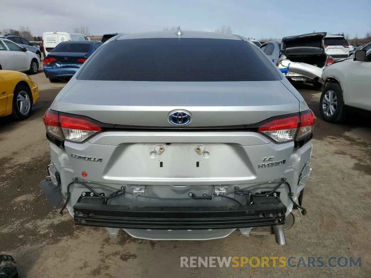 6 fotografías del automóvil dañado JTDBCMFE2R3029652 TOYOTA COROLLA 2024