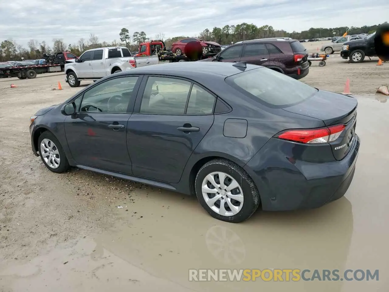 2 fotografías del automóvil dañado JTDBCMFE2R3038688 TOYOTA COROLLA 2024