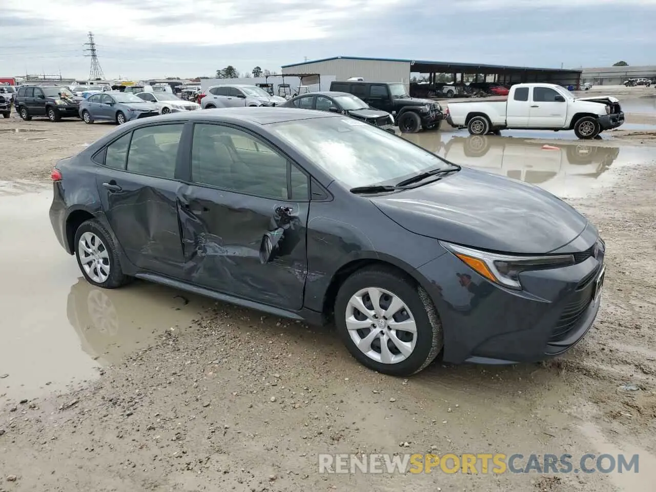 4 fotografías del automóvil dañado JTDBCMFE2R3038688 TOYOTA COROLLA 2024