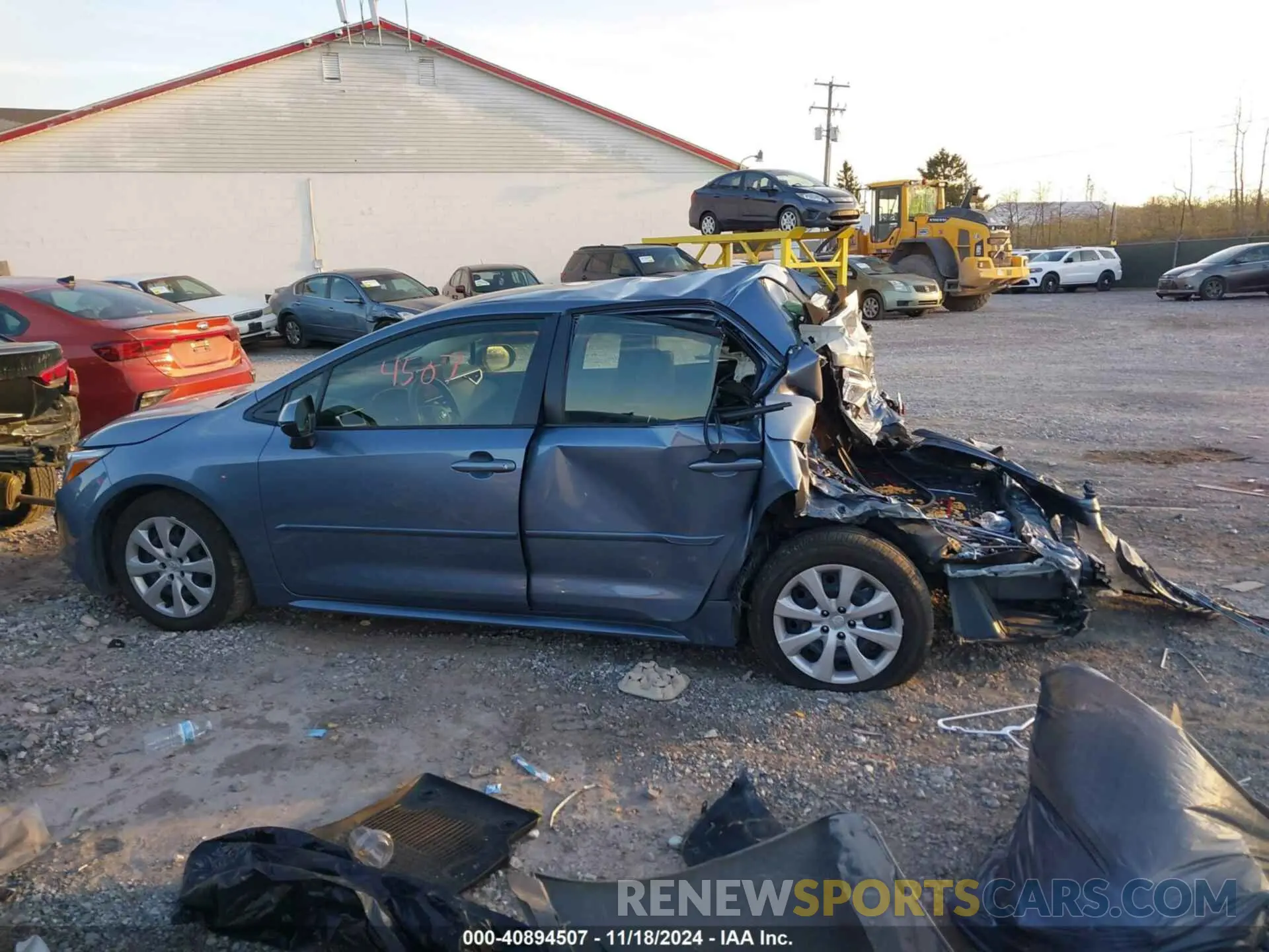 15 fotografías del automóvil dañado JTDBCMFE2R3050565 TOYOTA COROLLA 2024