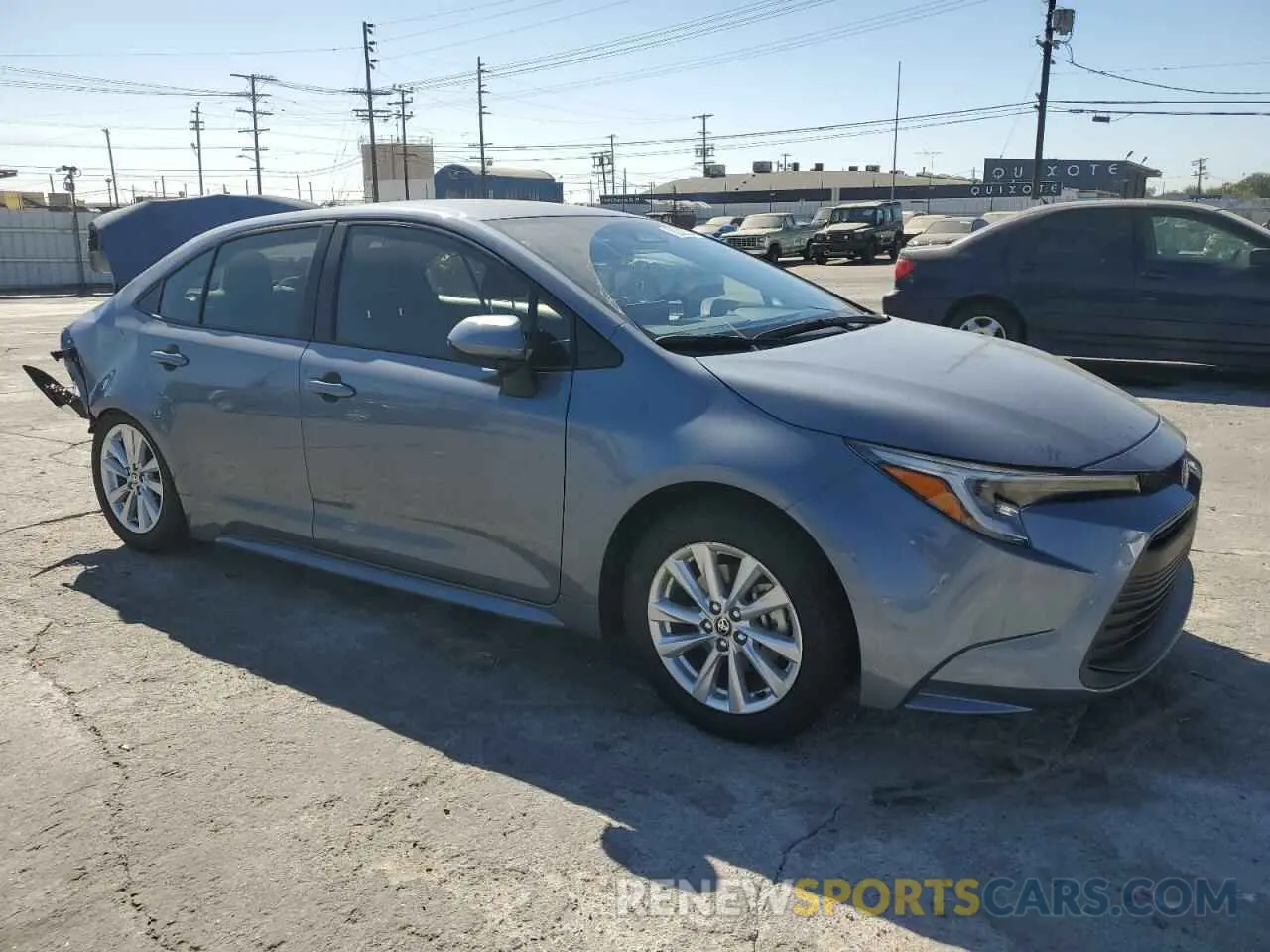 4 fotografías del automóvil dañado JTDBCMFE2R3051974 TOYOTA COROLLA 2024