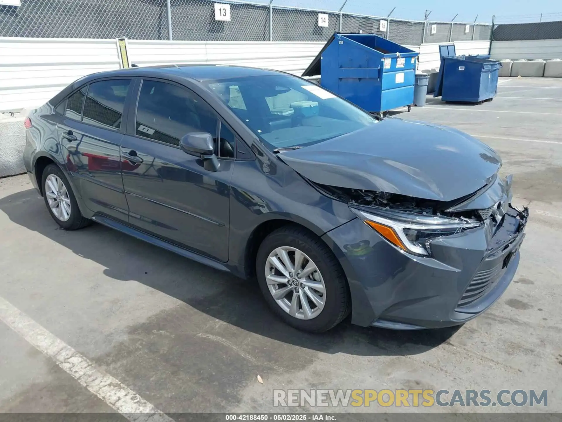 1 fotografías del automóvil dañado JTDBCMFE2R3056351 TOYOTA COROLLA 2024