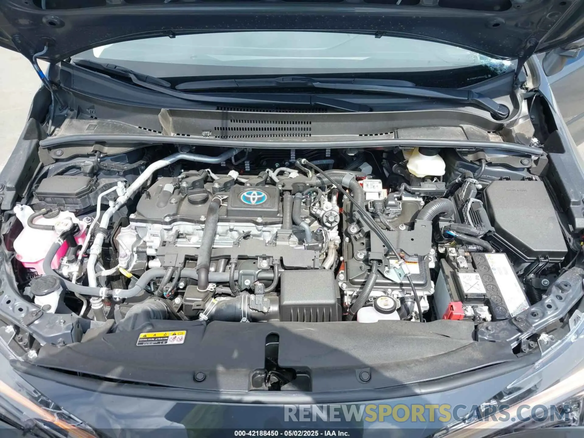 10 fotografías del automóvil dañado JTDBCMFE2R3056351 TOYOTA COROLLA 2024