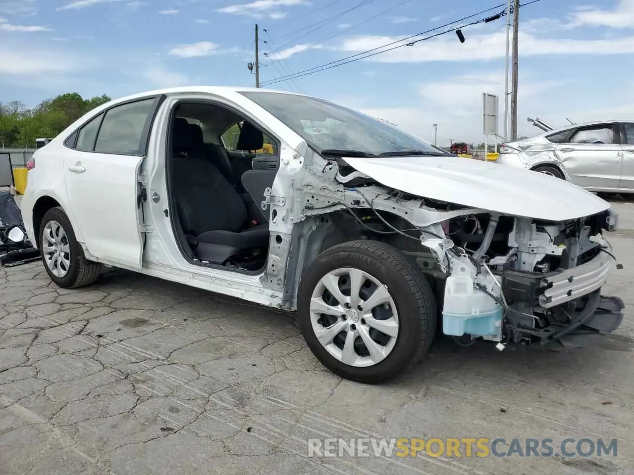 4 fotografías del automóvil dañado JTDBCMFE2RJ033809 TOYOTA COROLLA 2024