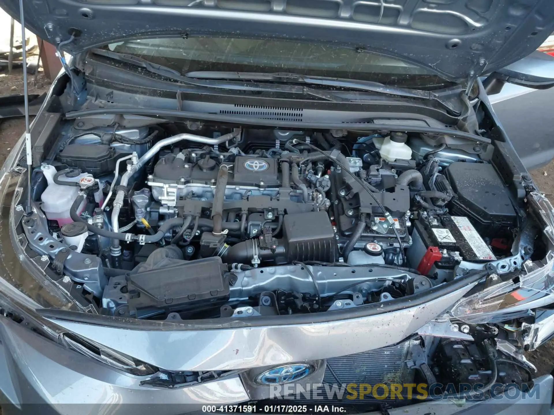 10 fotografías del automóvil dañado JTDBCMFE2RJ035365 TOYOTA COROLLA 2024