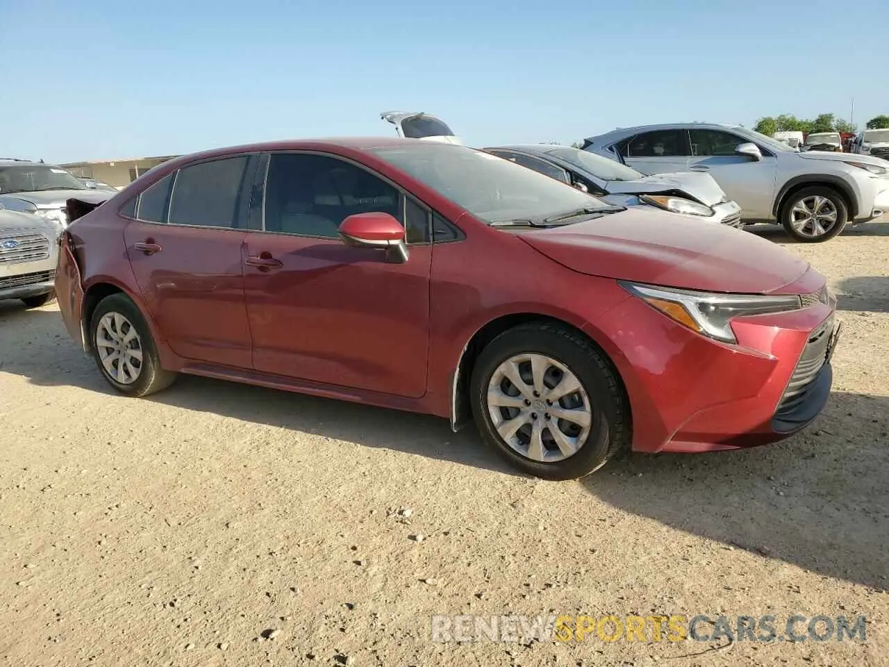 4 fotografías del automóvil dañado JTDBCMFE2RJ037102 TOYOTA COROLLA 2024