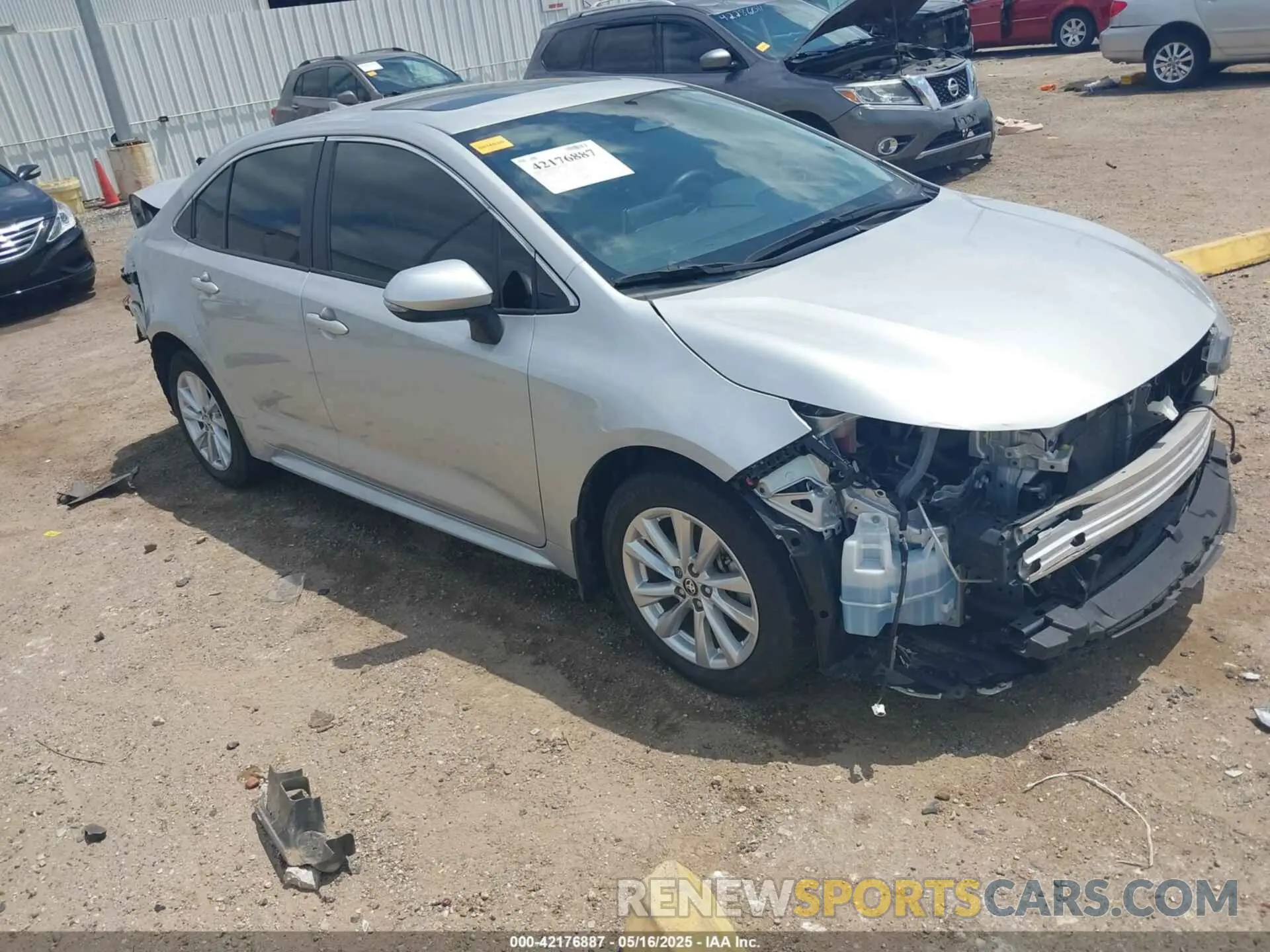 1 fotografías del automóvil dañado JTDBCMFE3R3037615 TOYOTA COROLLA 2024